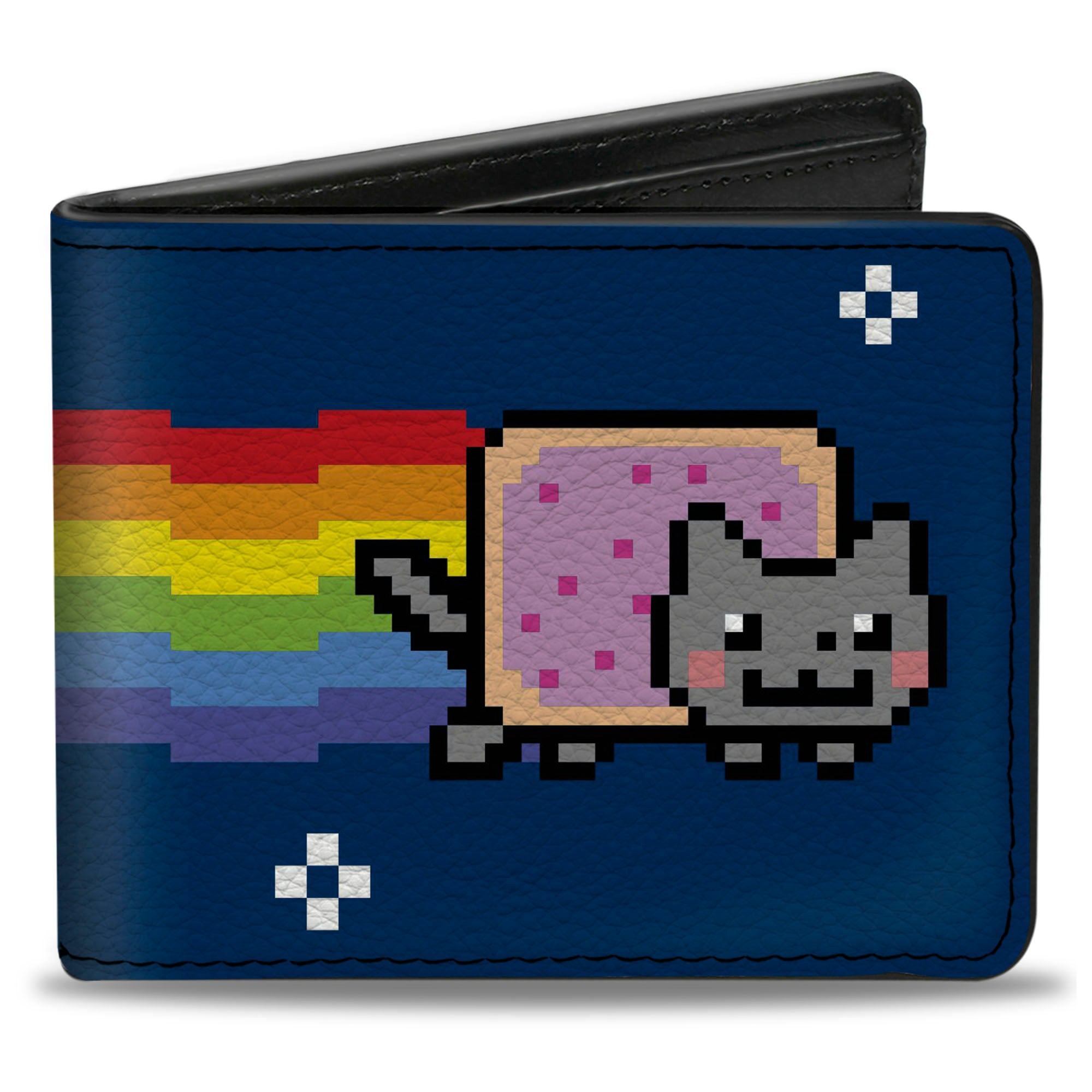 Bi-Fold Wallet - Nyan Cat Blue