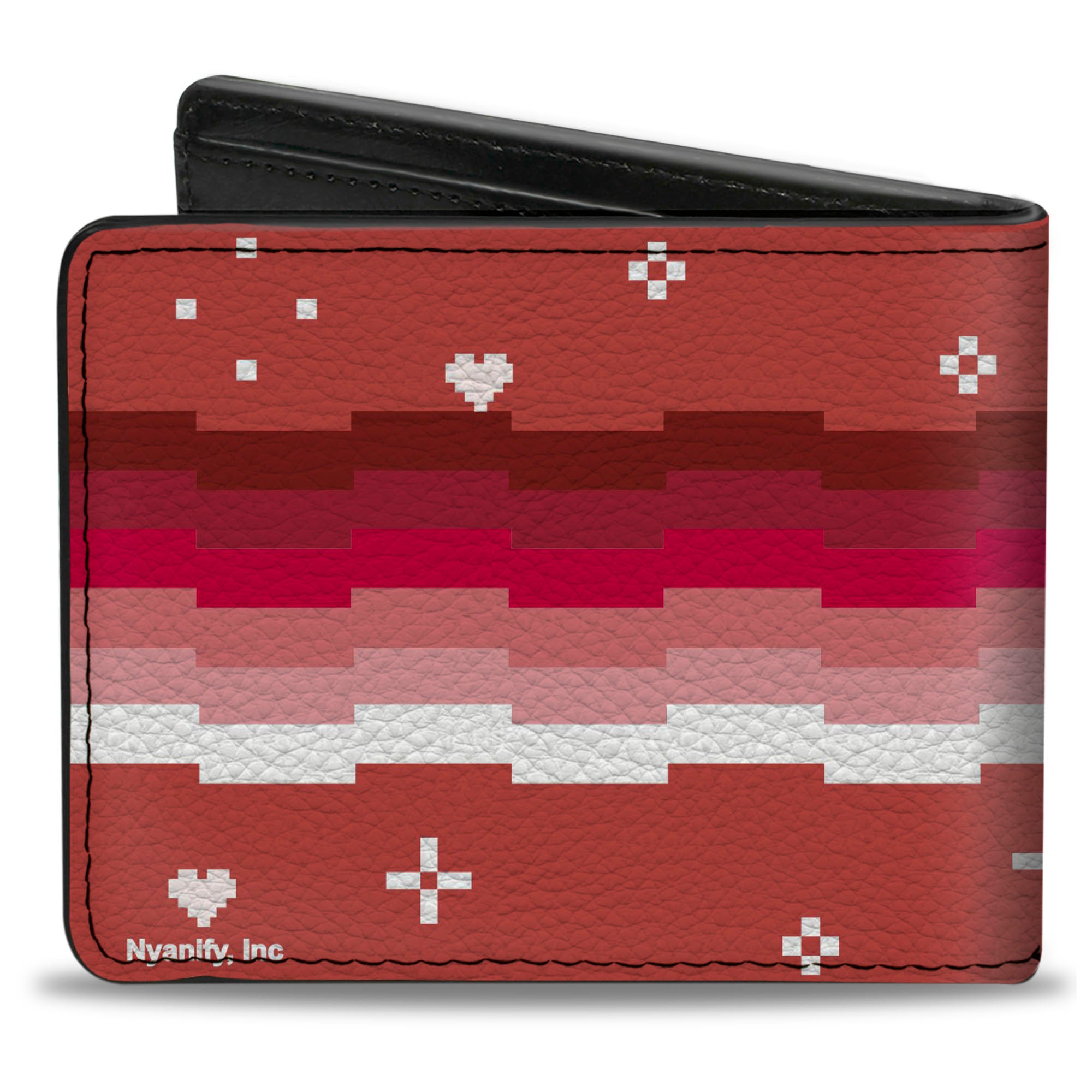 Bi-Fold Wallet - Valentine's Nyan Cat Red