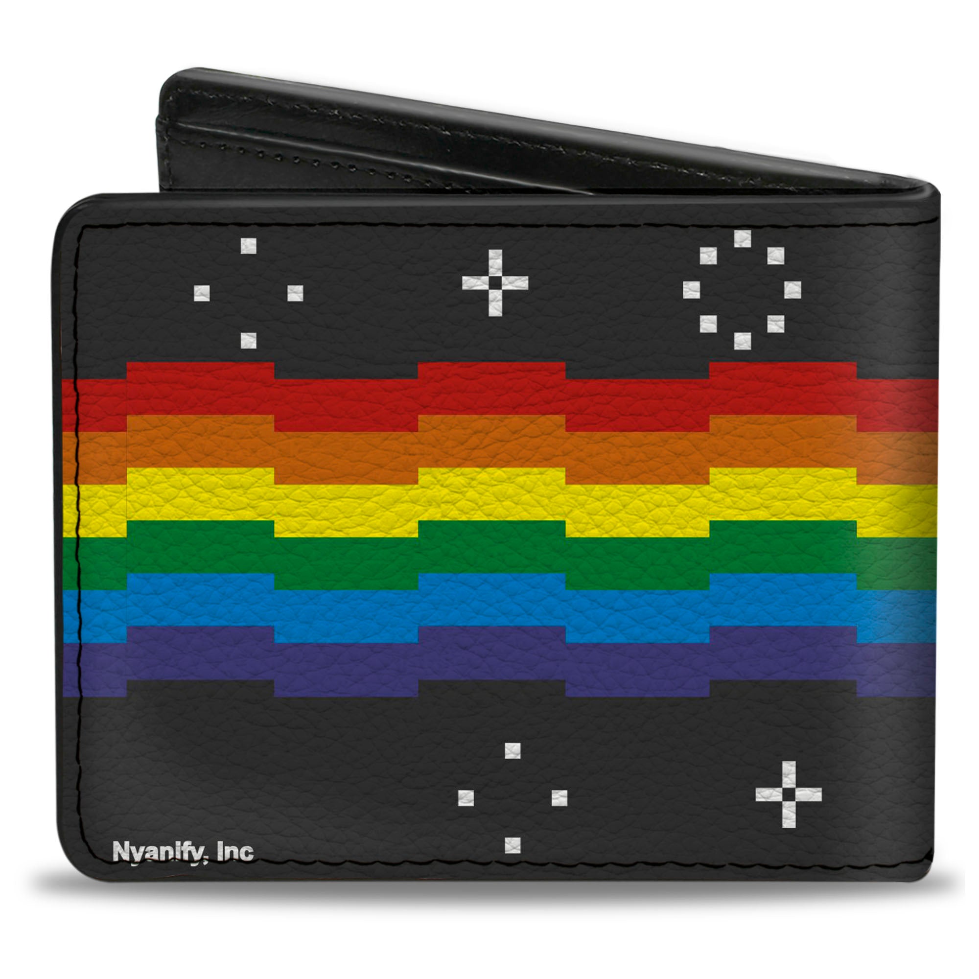 Bi-Fold Wallet - Nyan Cat Black