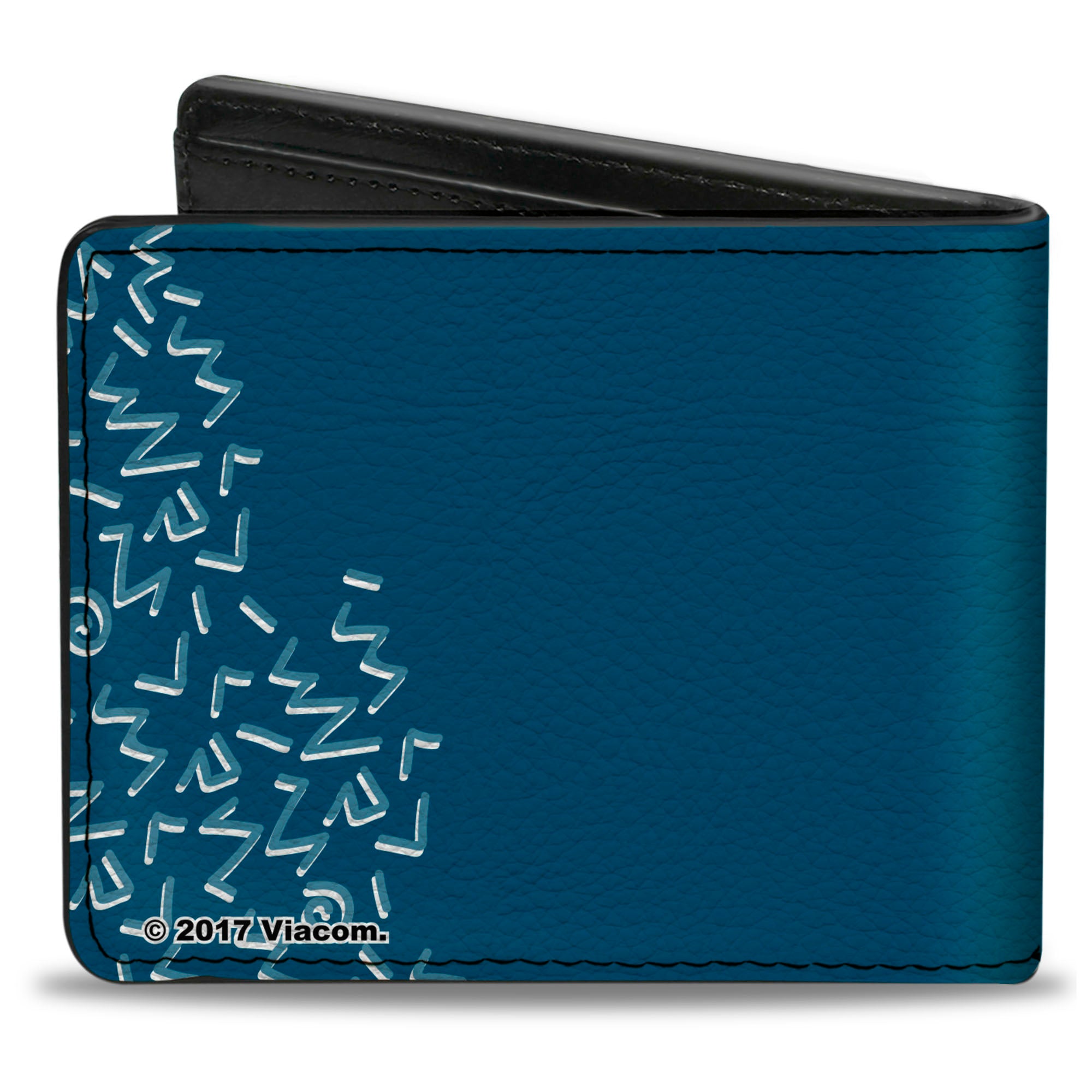 Bi-Fold Wallet - Nick 90's Rewind 7-Character Group Pose Turquoise Bi-Fold Wallets Nick 90s