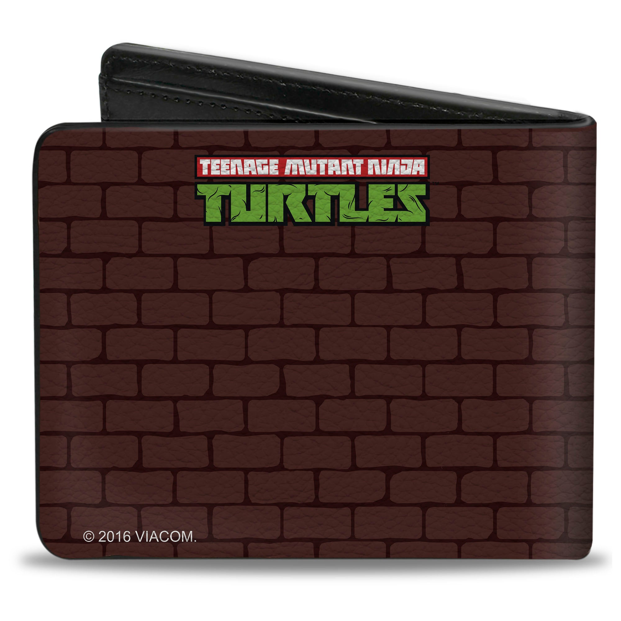 Bi-Fold Wallet - Rocksteady & Bebop Pose + TMNT Logo Bricks Bi-Fold Wallets Teenage Mutant Ninja Turtles