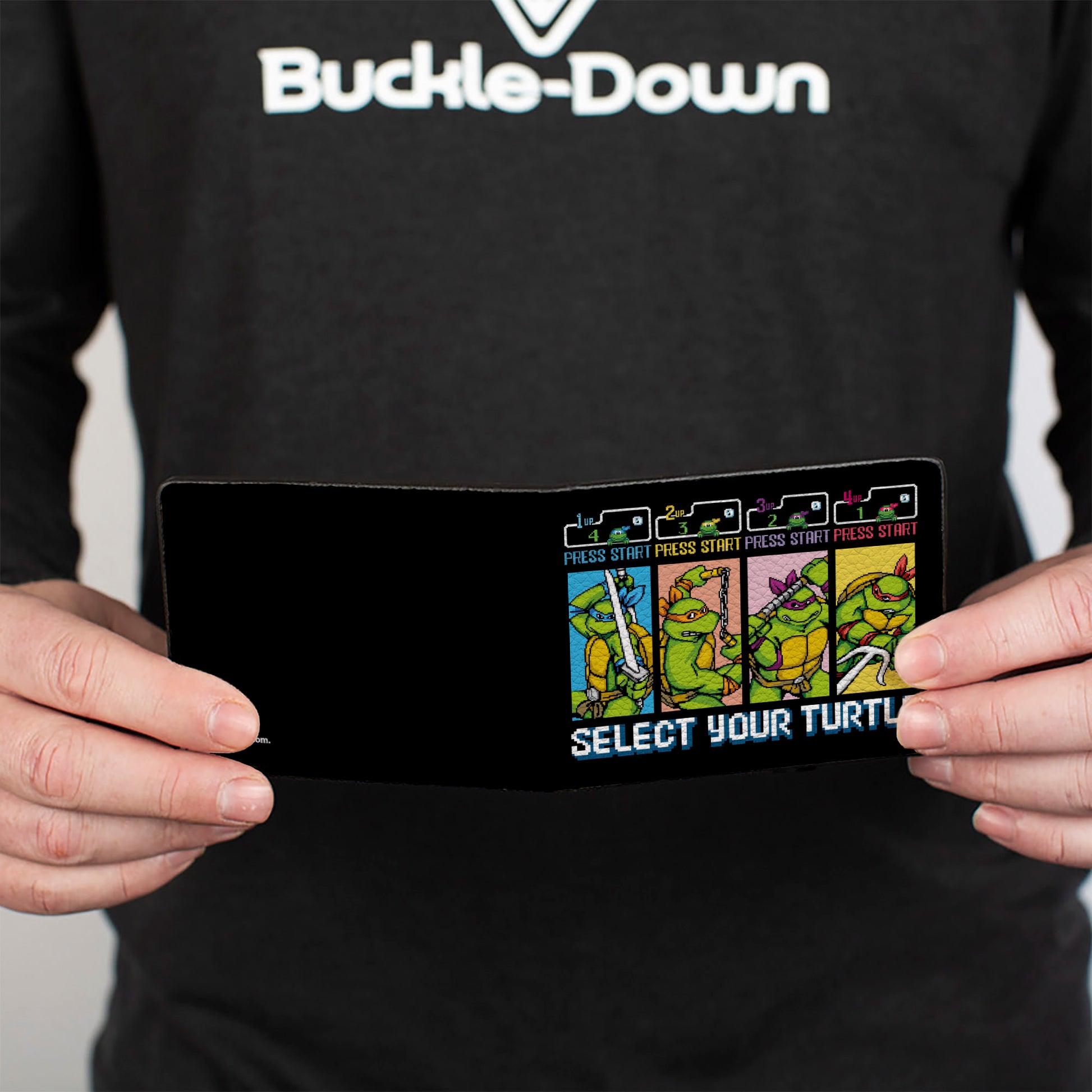 Bi-Fold Wallet - Teenage Mutant Ninja Turtles SELECT YOUR TURTLE Start Screen Pose Blocks Bi-Fold Wallets Teenage Mutant Ninja Turtles