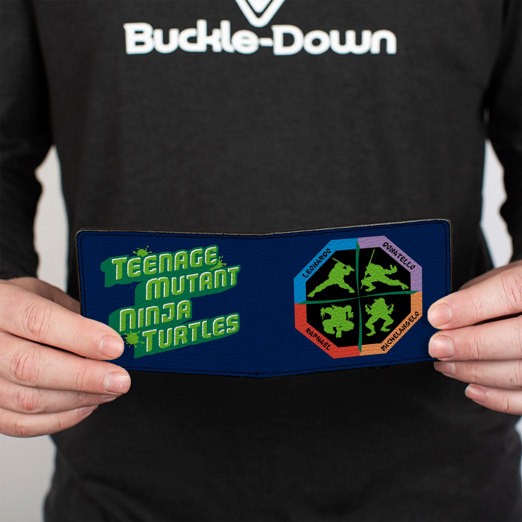 Bi-Fold Wallet - Turtle Octagon Poses + TEENAGE MUTANT NINJA TURTLES Bi-Fold Wallets Teenage Mutant Ninja Turtles