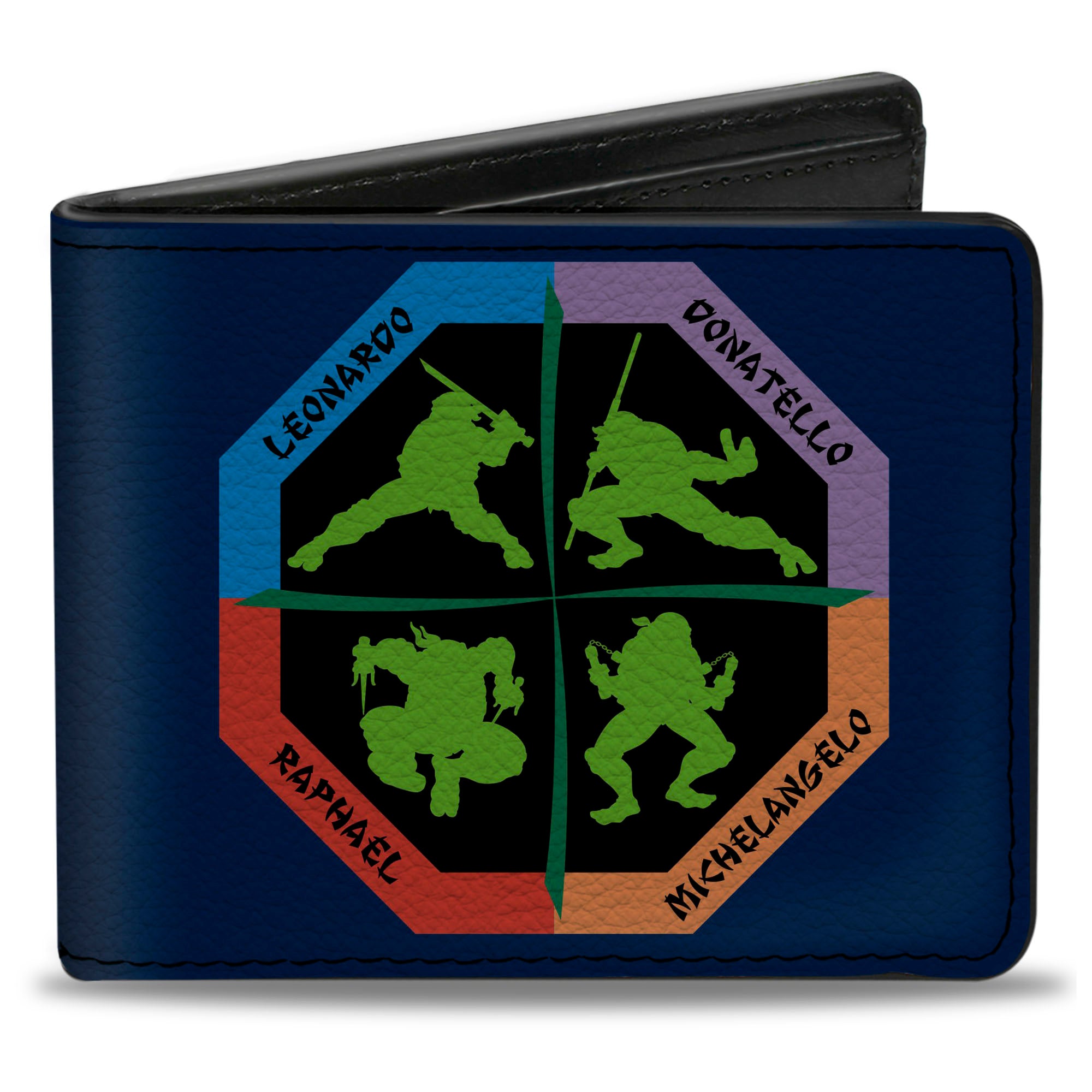Bi-Fold Wallet - Turtle Octagon Poses + TEENAGE MUTANT NINJA TURTLES Bi-Fold Wallets Teenage Mutant Ninja Turtles