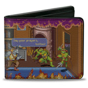 Bi-Fold Wallet - Teenage Mutant Ninja Turtles Battle Rocksteady Arcade Scene Bi-Fold Wallets Teenage Mutant Ninja Turtles