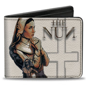 Bi-Fold Wallet - THE NUN Sister Irene Rosary Lantern Pose Ivory Grays Bi-Fold Wallets The Nun