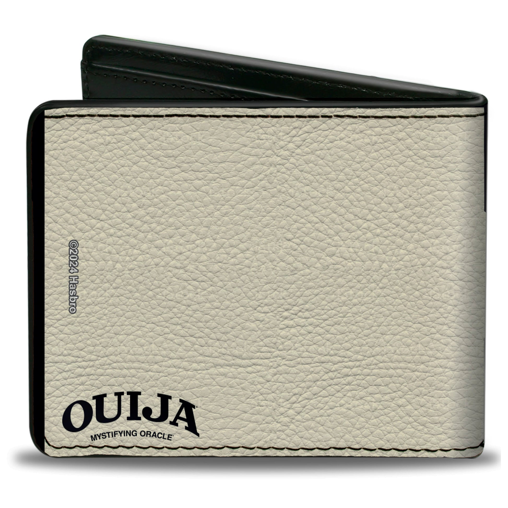 Bi-Fold Wallet - Ouija Board with Planchette White/Black Bi-Fold Wallets Ouija Board