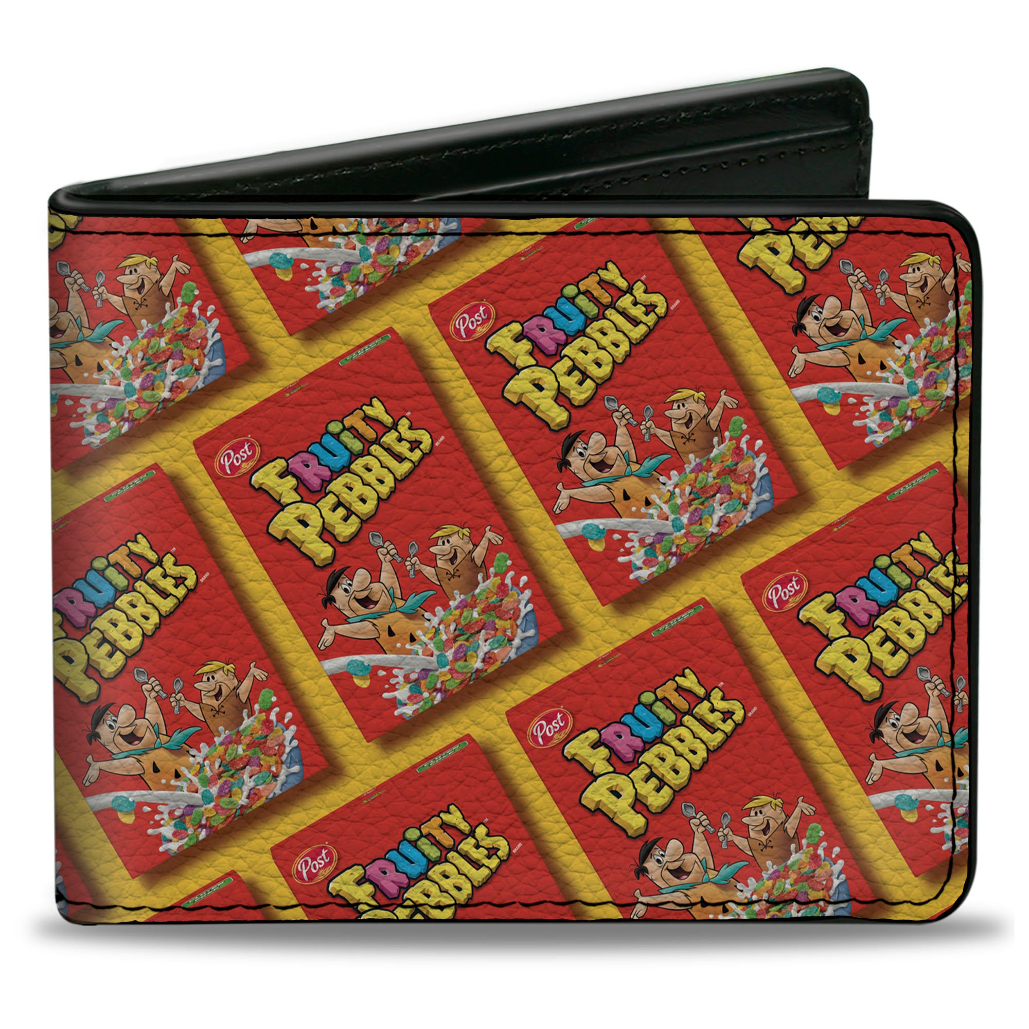 Bi-Fold Wallet - FRUITY PEBBLES Fred Flintstone and Barney Rubble Cere ...
