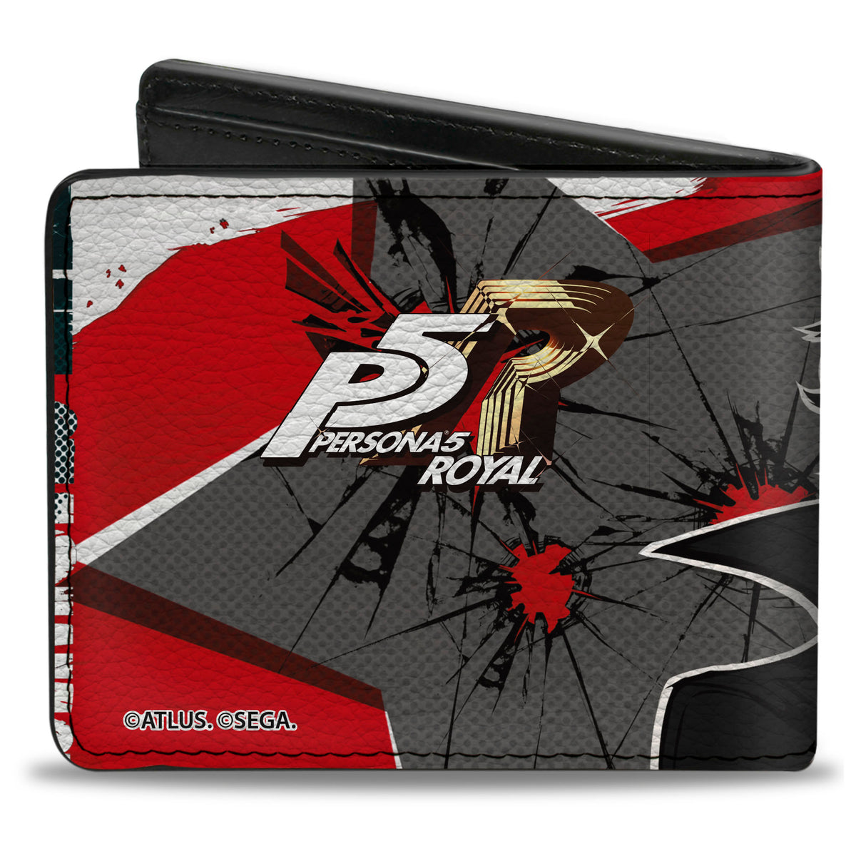Bi-Fold Wallet - Persona 5 Joker Take Your Heart Pose Red/Black/White Bi-Fold Wallets Persona 5
