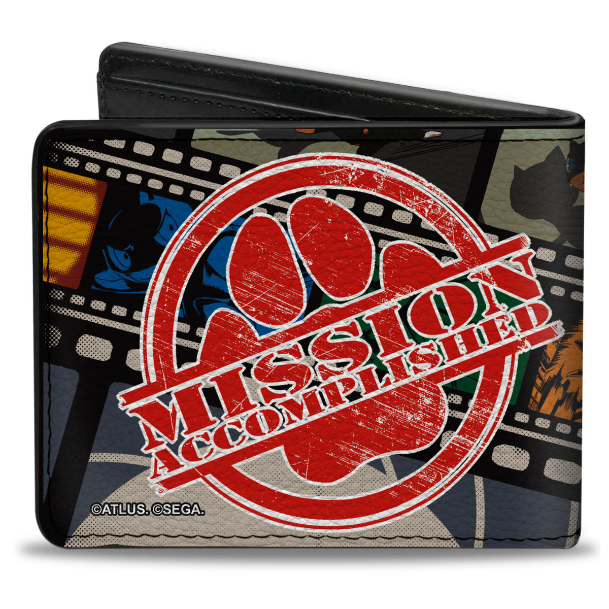 Bi-Fold Wallet - Persona 5 Morgana Mona MISSION ACCOMPLISHED Pose and Scenes Bi-Fold Wallets Persona 5