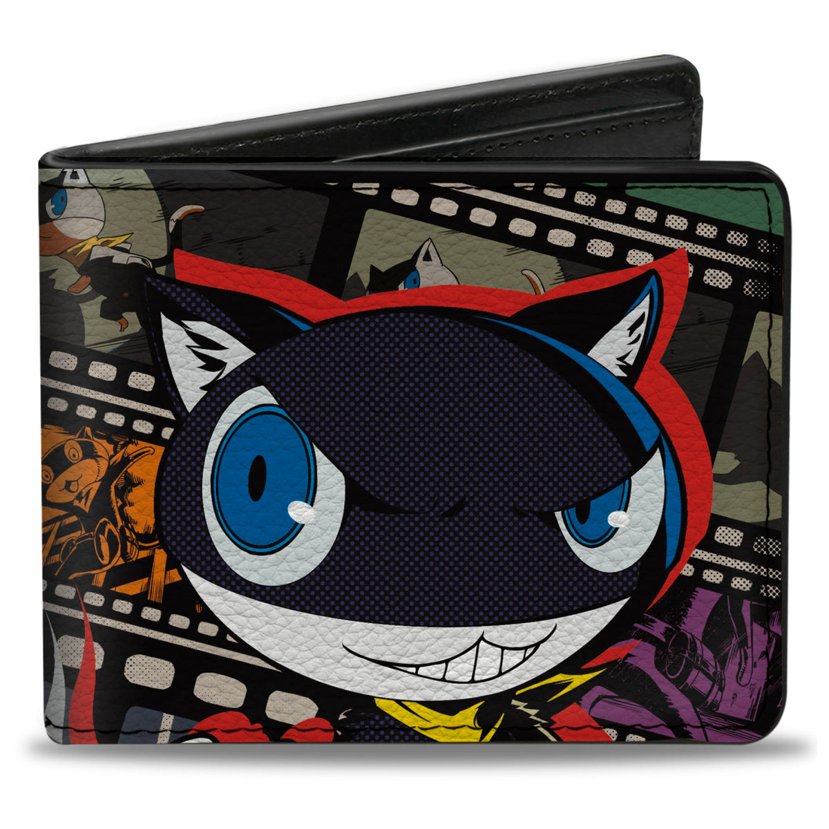 Bi-Fold Wallet - Persona 5 Morgana Mona MISSION ACCOMPLISHED Pose and Scenes Bi-Fold Wallets Persona 5