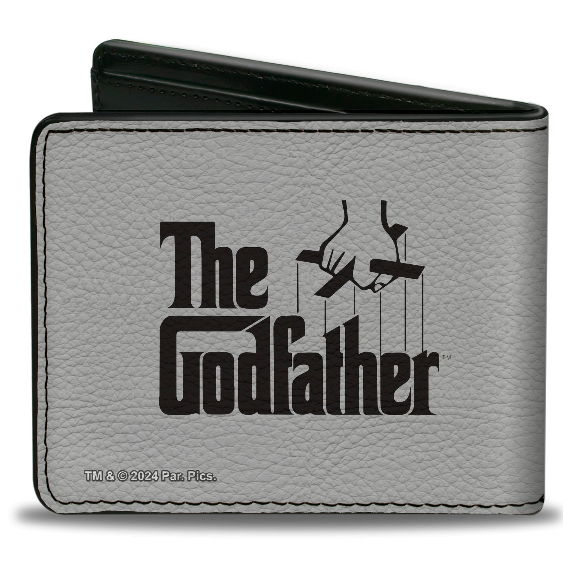 Bi-Fold Wallet - The Godfather I'LL MAKE HIM AN OFFER and Title Logo News Print White/Black/Red Bi-Fold Wallets The Godfather