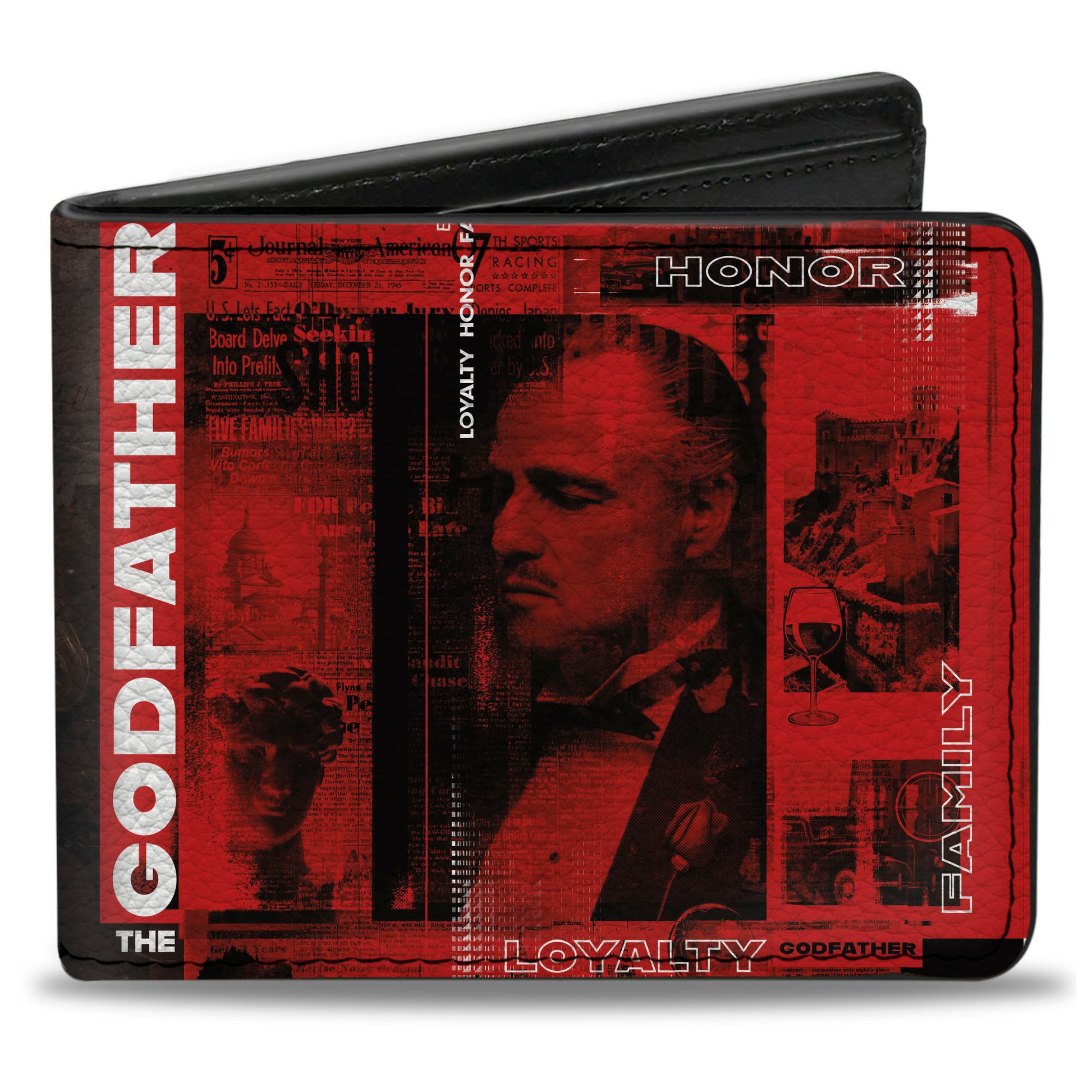 Bi-Fold Wallet - THE GODFATHER Don Corleone Pose Blocks Multi Color Bi-Fold Wallets The Godfather