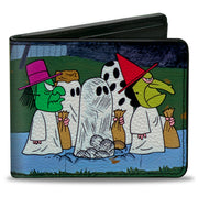 Bi-Fold Wallet - Peanuts Gang Halloween Trick or Treat Group Pose Bi-Fold Wallets Peanuts