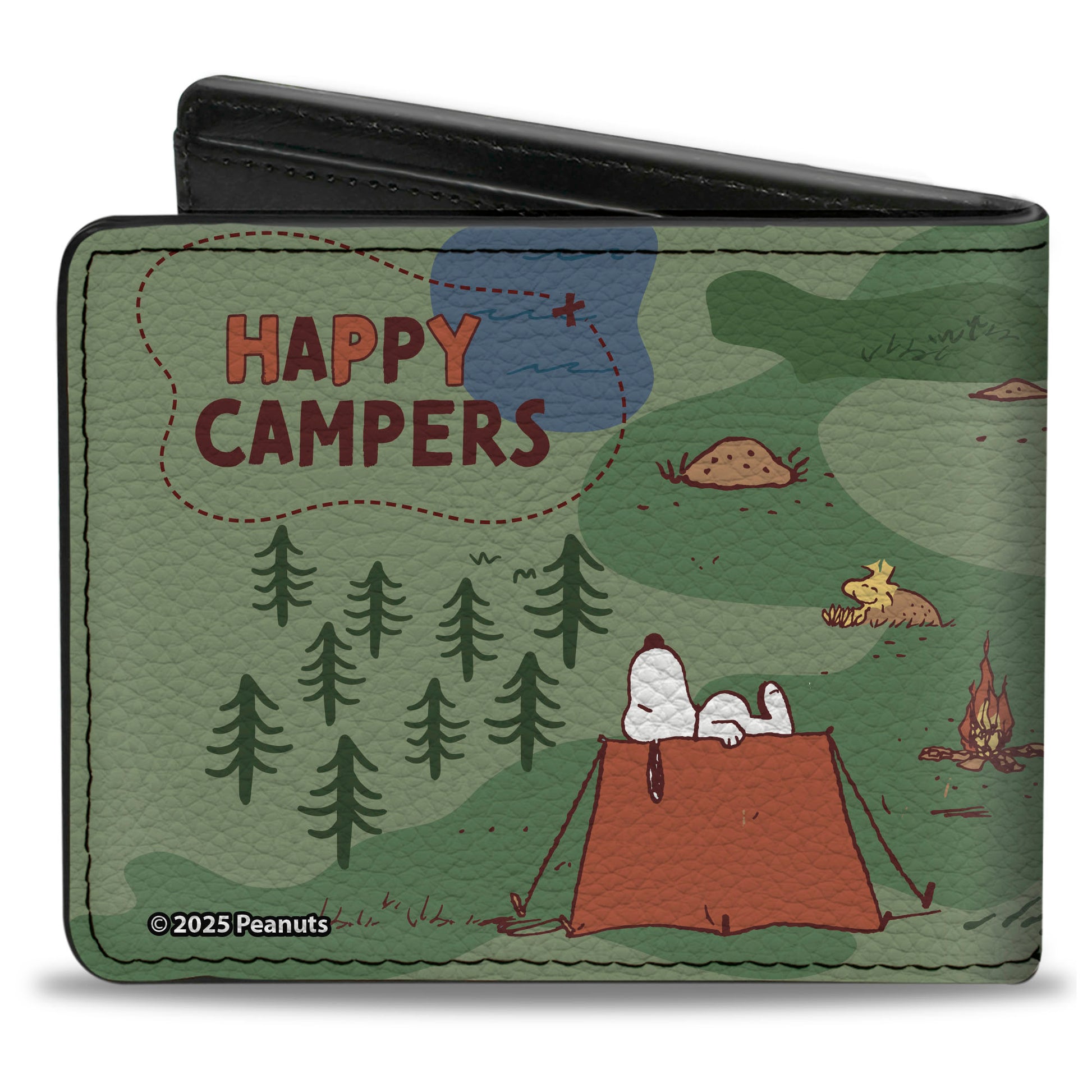 Bi-Fold Wallet - Peanuts HAPPY CAMPER BEAGLE SCOUTS Scenes Bi-Fold Wallets Peanuts