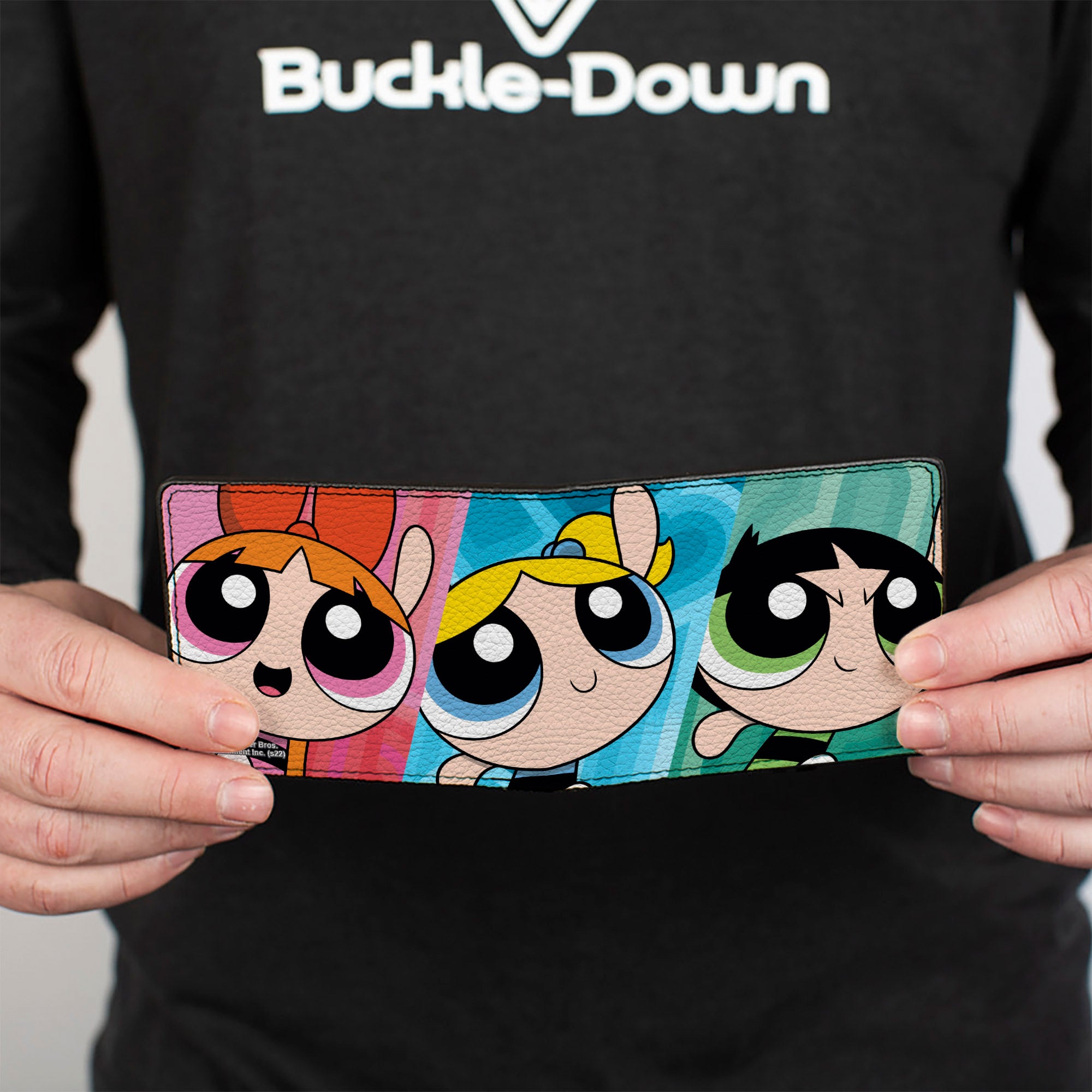 Bi-Fold Wallet - The Powerpuff Girls Character Close-Up Blocks Bi-Fold Wallets Powerpuff Girls