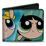 Bi-Fold Wallet - The Powerpuff Girls Character Close-Up Blocks Bi-Fold Wallets Powerpuff Girls