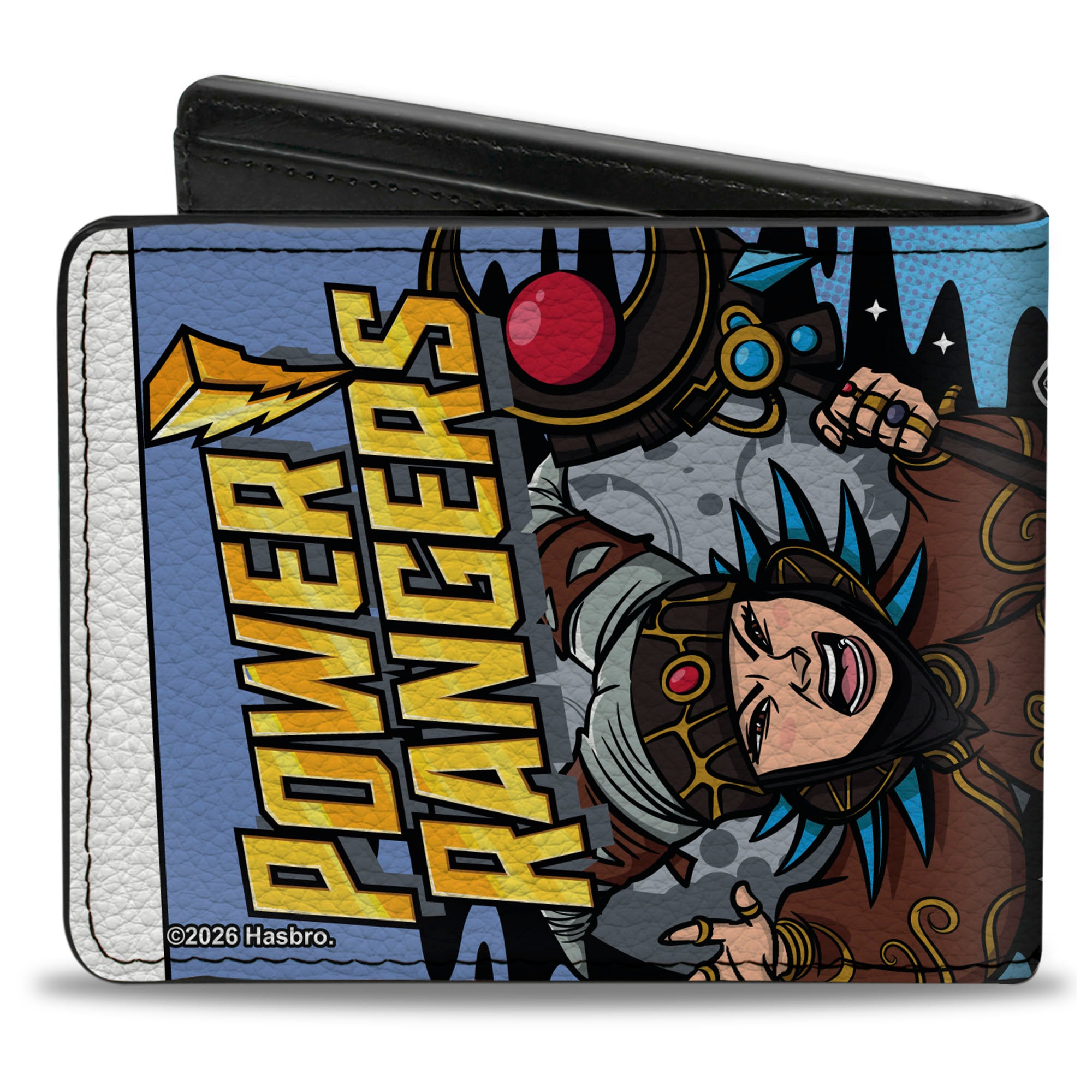 Bi-Fold Wallet - POWER RANGERS and Rita Repulsa Group Pose Blue Bi-Fold Wallets Power Rangers