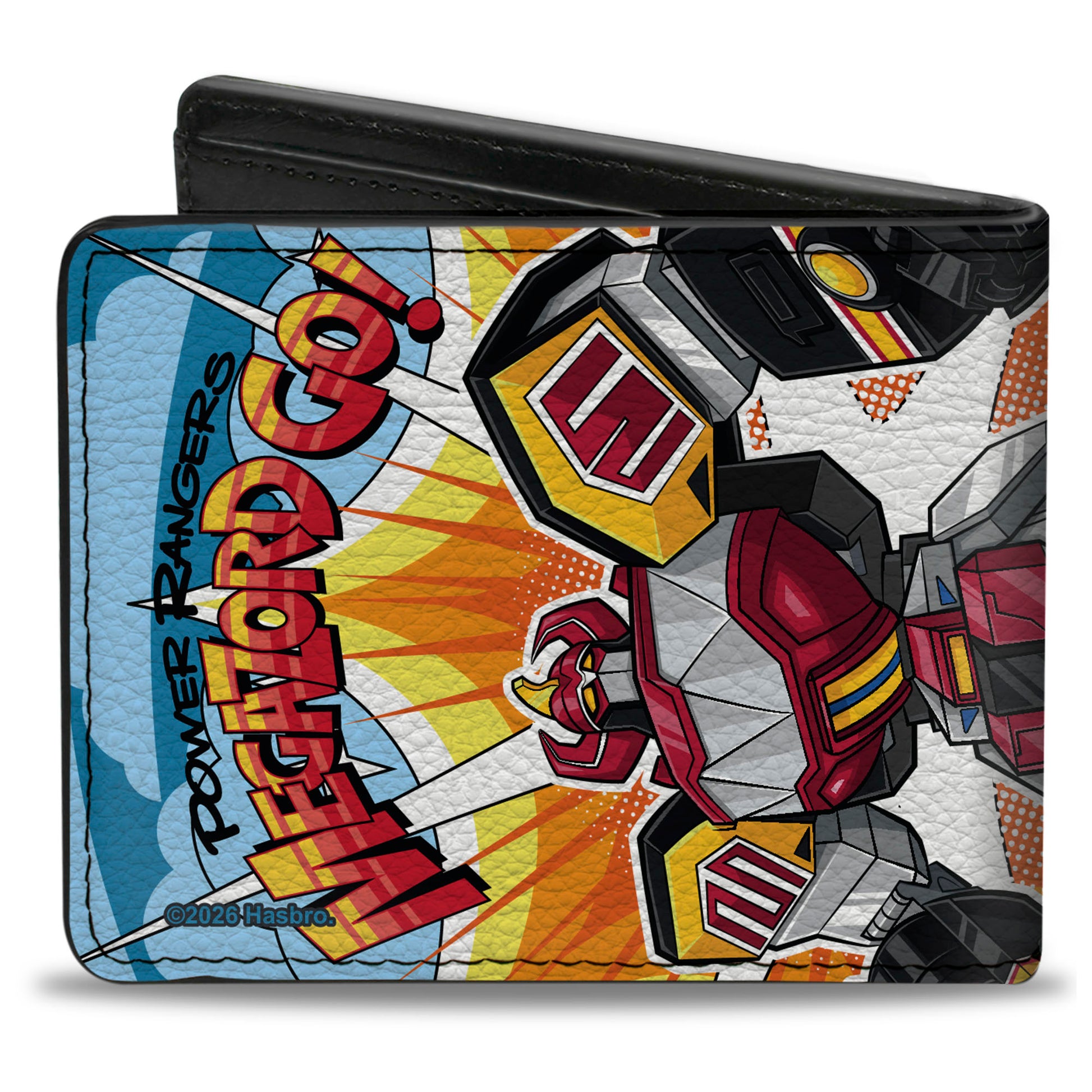 Bi-Fold Wallet - POWER RANGERS MEGAZORD GO Group Pose Multi Color Bi-Fold Wallets Power Rangers