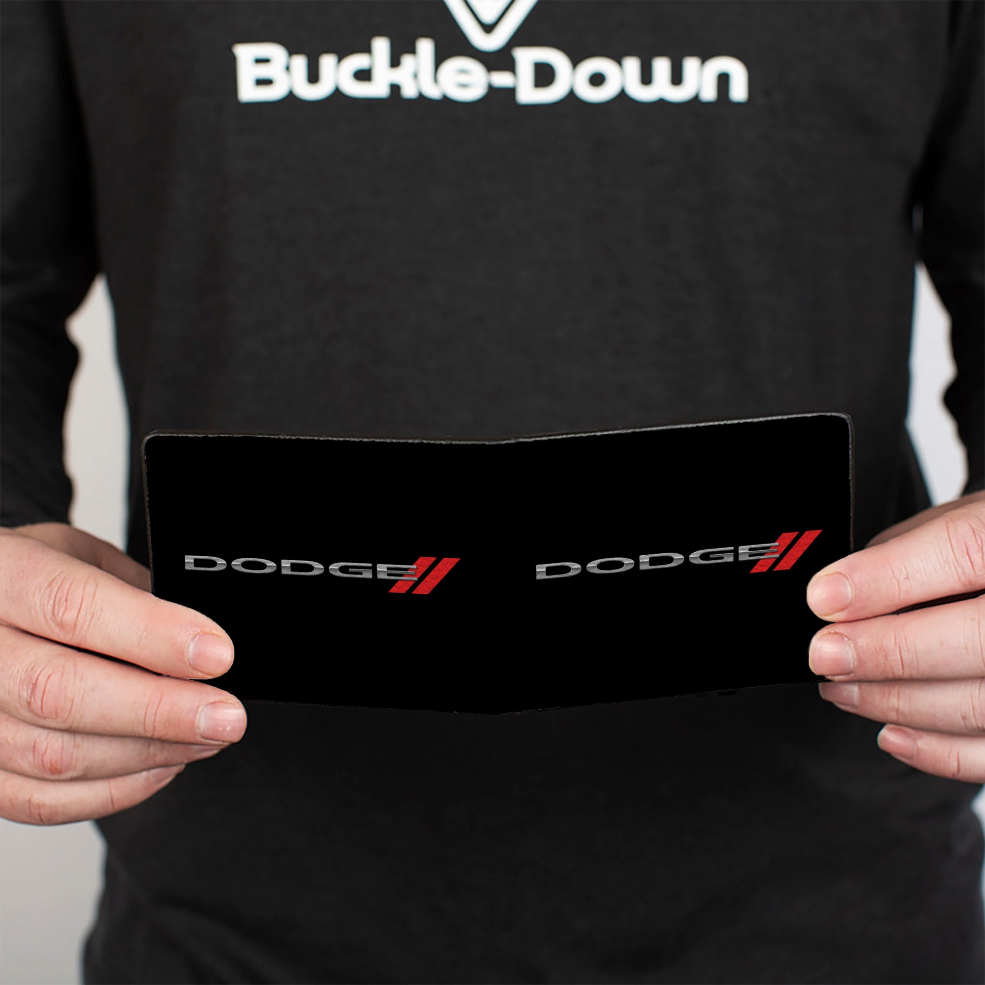 Bi-Fold Wallet - DODGE Red Rhombus Black Silver Red Bi-Fold Wallets Dodge