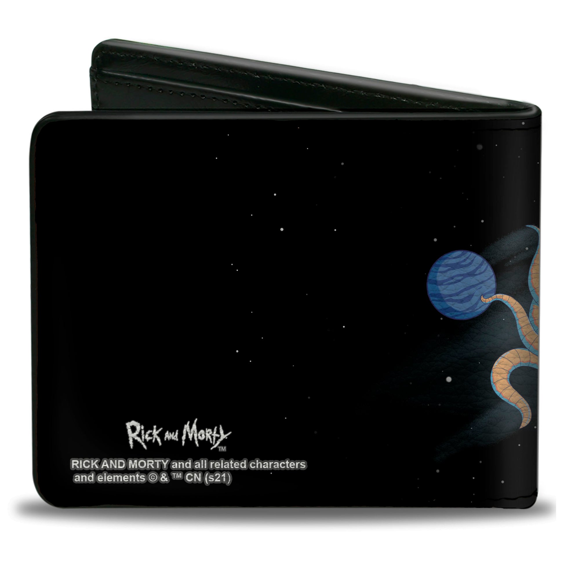 Bi-Fold Wallet - RICK AND MORTY Space Cruiser Escape Scene Bi-Fold Wallets Rick and Morty