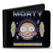Bi-Fold Wallet - Rick and Morty MORTY Expression GET YOUR S**T TOGETHER Black Bi-Fold Wallets Rick and Morty
