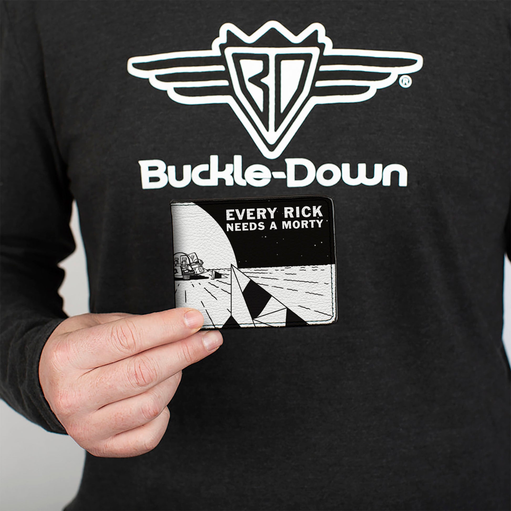 Bi-Fold Wallet - Rick and Morty EVERY RICK NEEDS A MOTRY Scene Bi-Fold Wallets Rick and Morty