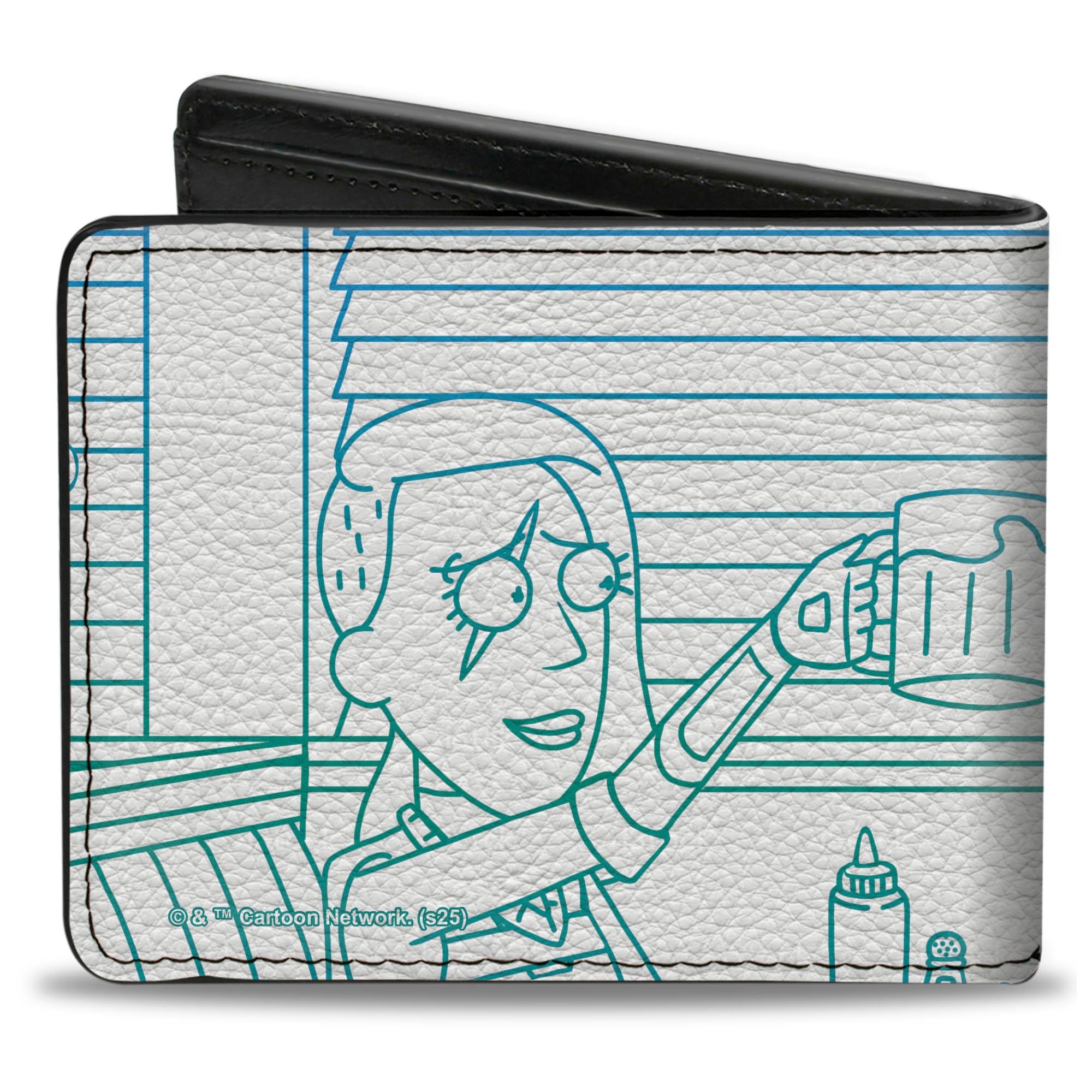 Bi-Fold Wallet - Rick and Space Beth Mug Toast White/Blue Bi-Fold Wallets Rick and Morty