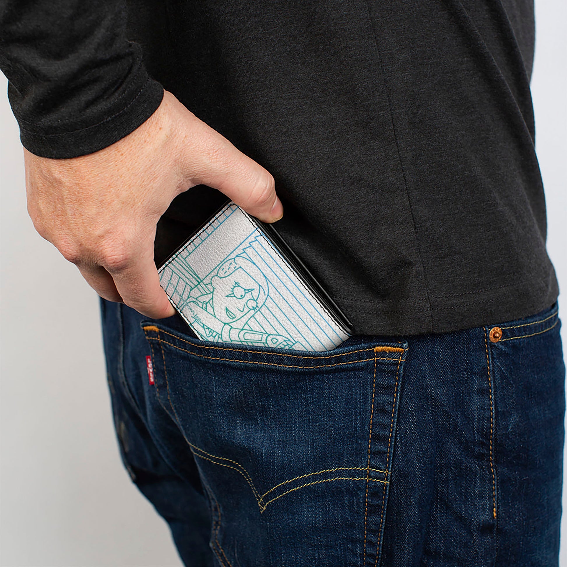 Bi-Fold Wallet - Rick and Space Beth Mug Toast White/Blue Bi-Fold Wallets Rick and Morty