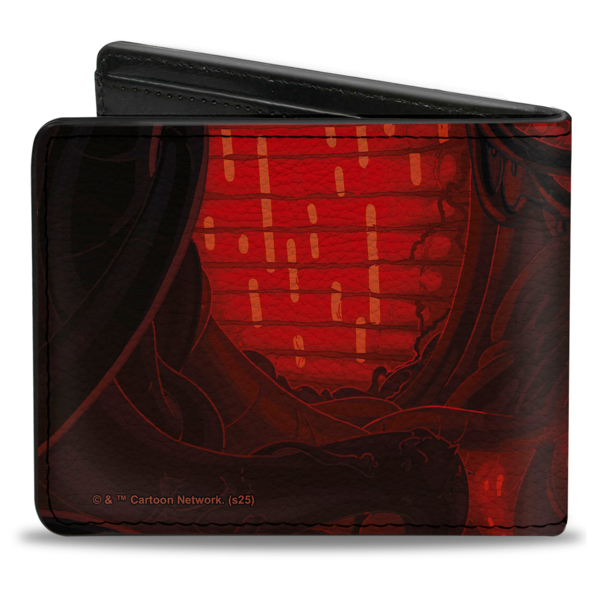 Bi-Fold Wallet - Morty Ferrofluid Death Crystals Scene Reds Bi-Fold Wallets Rick and Morty