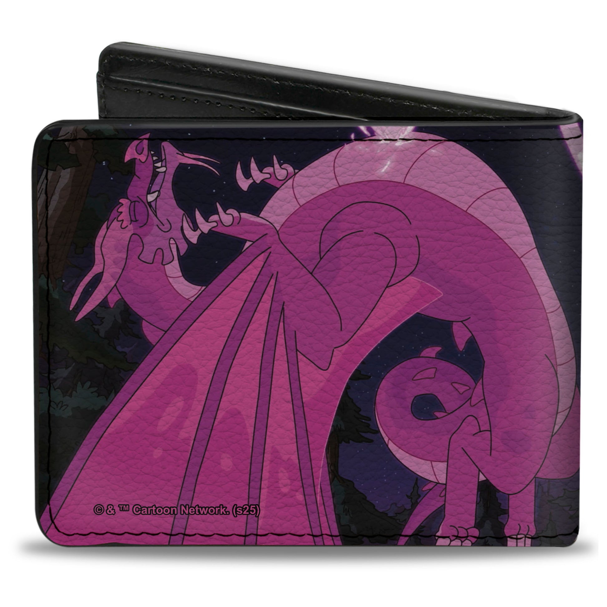 Bi-Fold Wallet - Rick and Morty Balthromaw Dragon World Woods Scene Bi-Fold Wallets Rick and Morty