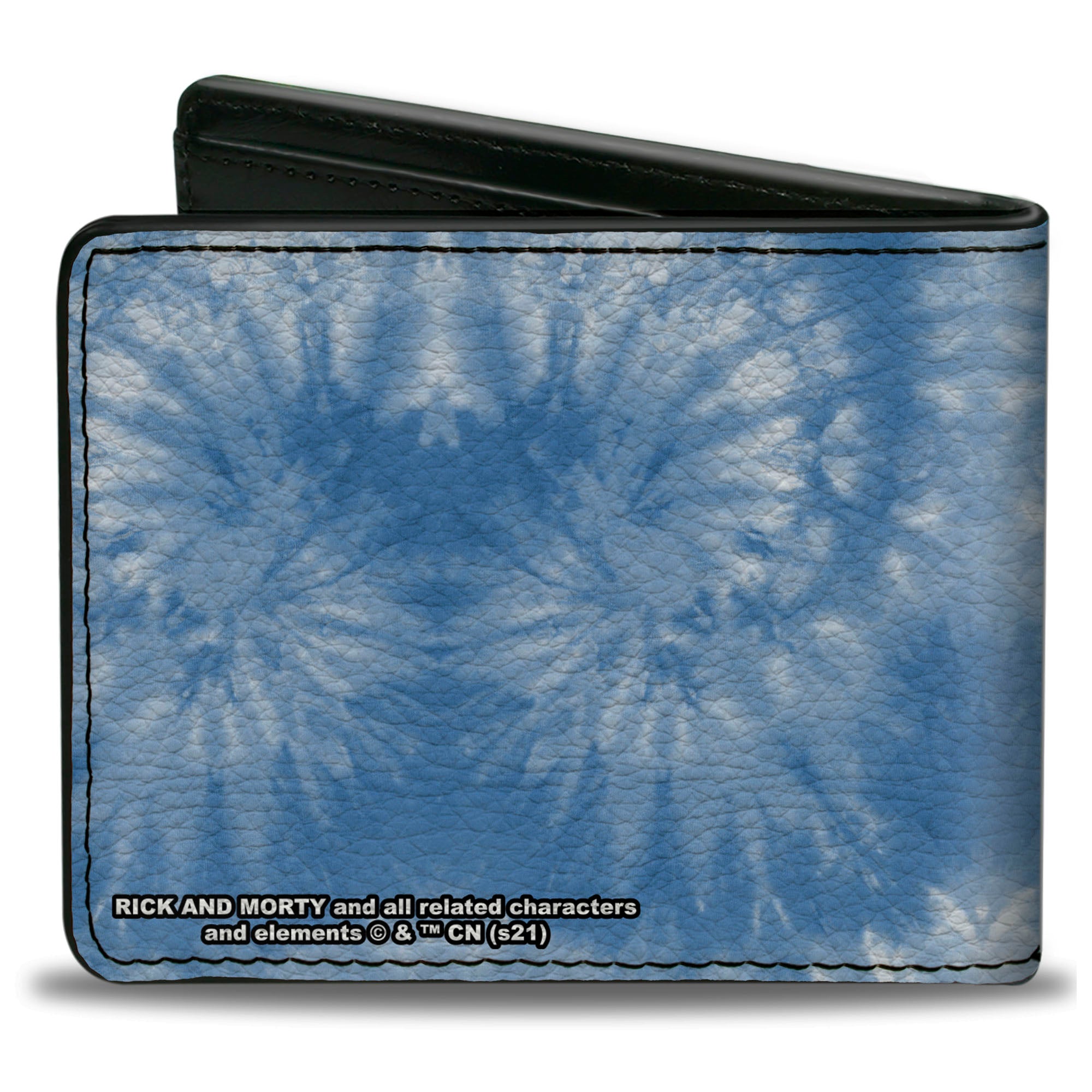 Bi-Fold Wallet - Rick and Morty Circuit Faces Portal Gun Bi-Fold Wallets Rick and Morty