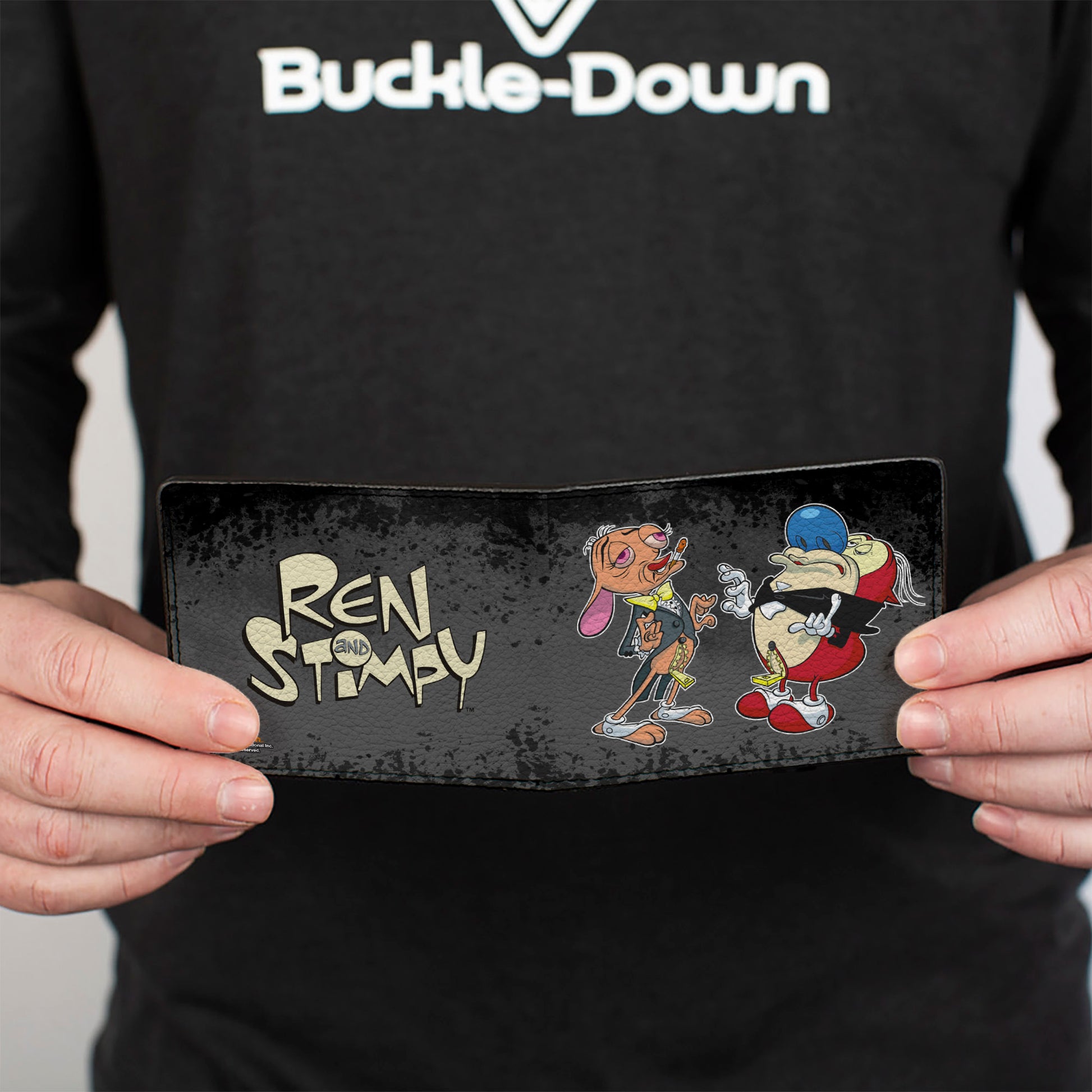 Bi-Fold Wallet - Ren & Stimpy Onward & Upward + Logo Bi-Fold Wallets Ren and Stimpy