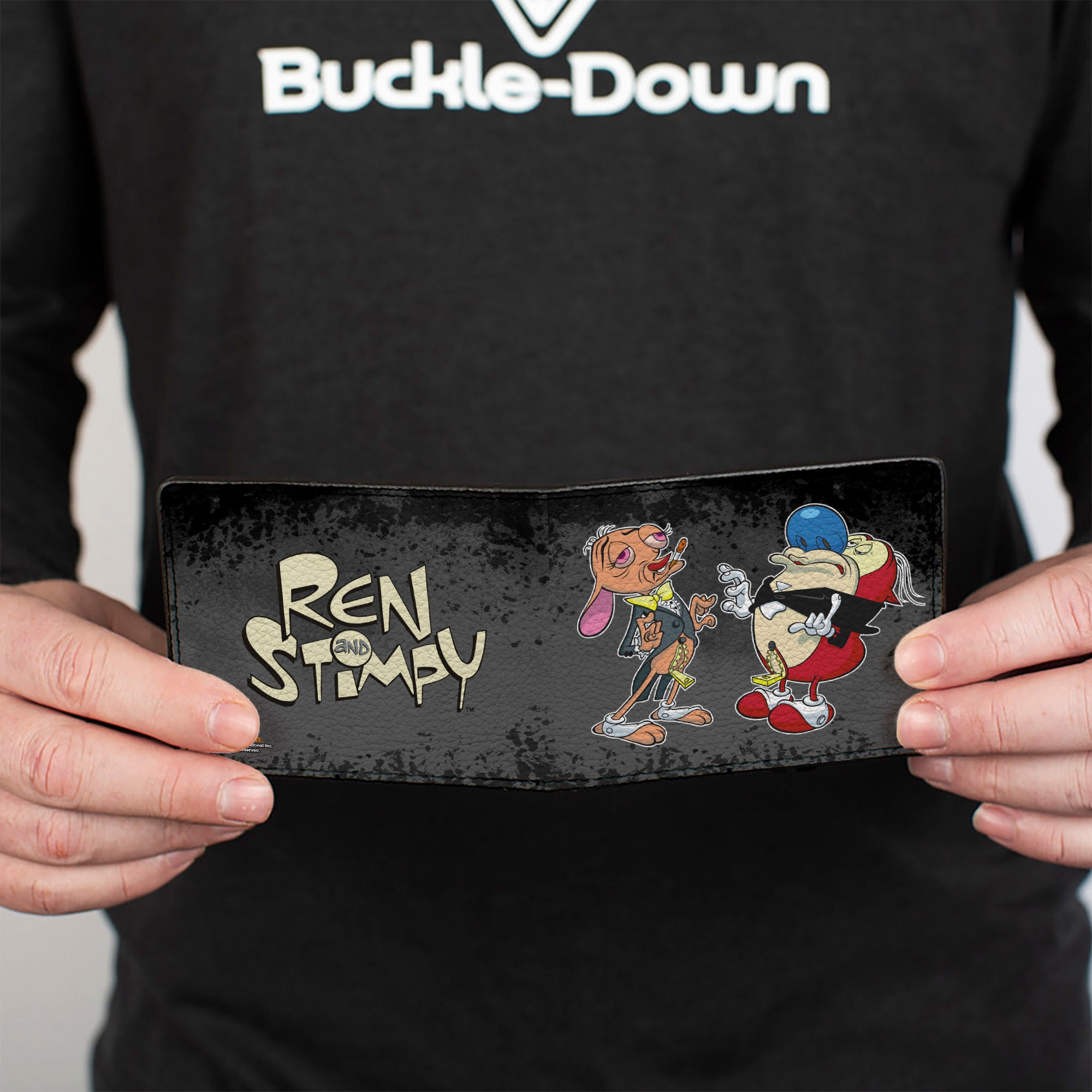 Bi-Fold Wallet - Ren & Stimpy Onward & Upward + Logo Bi-Fold Wallets Ren and Stimpy