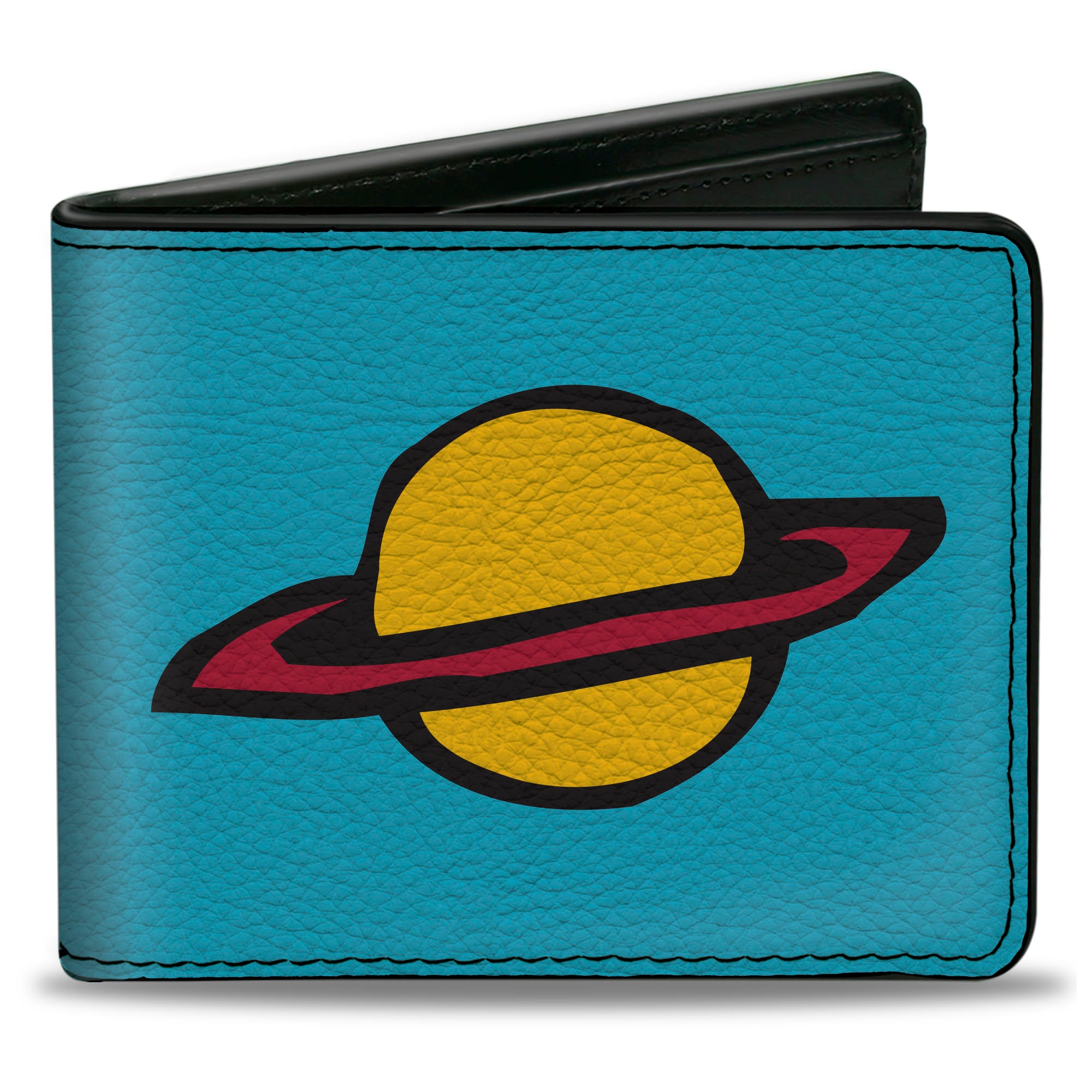 Bi-Fold Wallet - Rugrats Chuckie Saturn Shirt Icon Blue Bi-Fold Wallets Nickelodeon