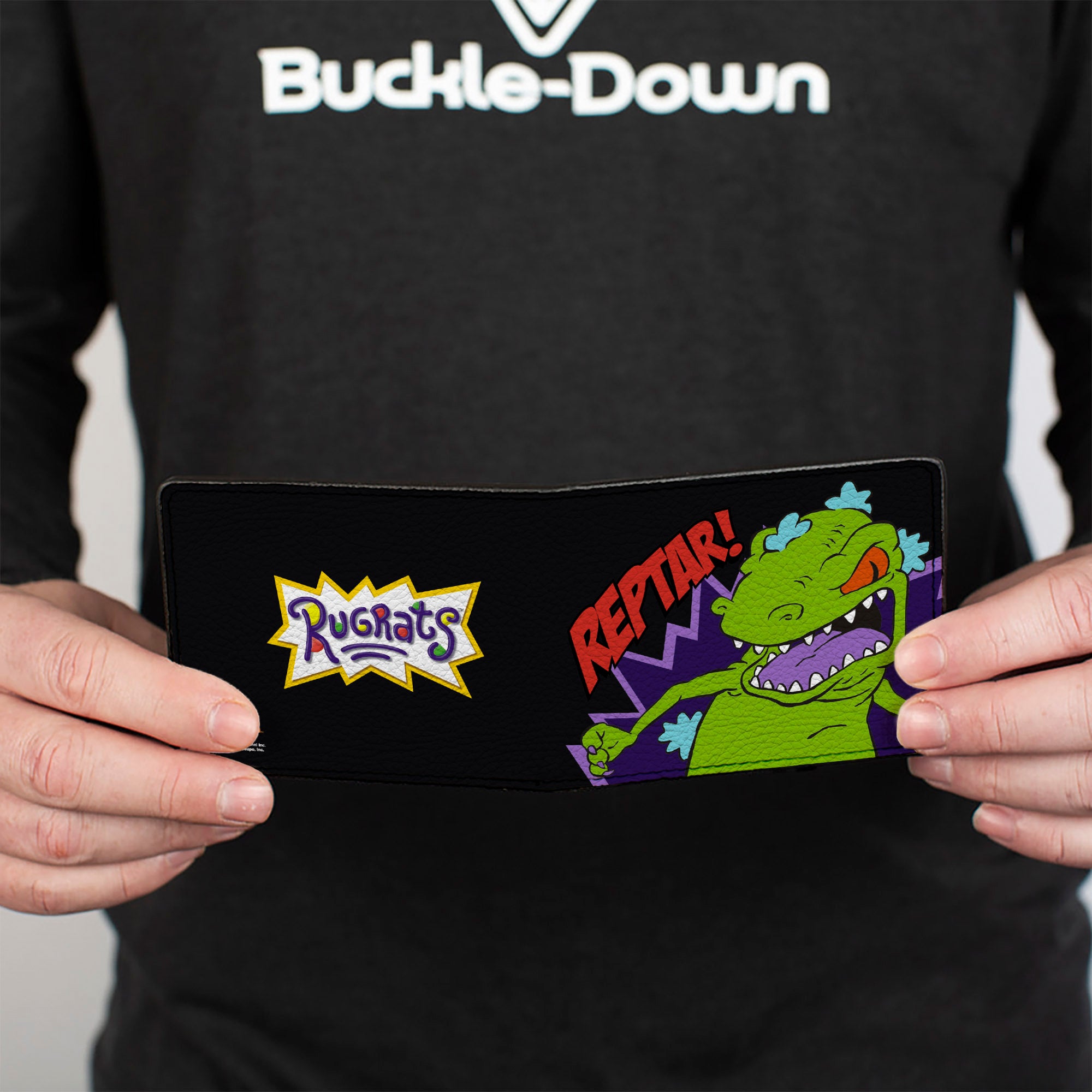 Bi-Fold Wallet - REPTAR! Pose + RUGRATS Logo Bi-Fold Wallets Rugrats