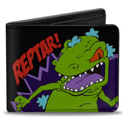 Bi-Fold Wallet - REPTAR! Pose + RUGRATS Logo Bi-Fold Wallets Rugrats