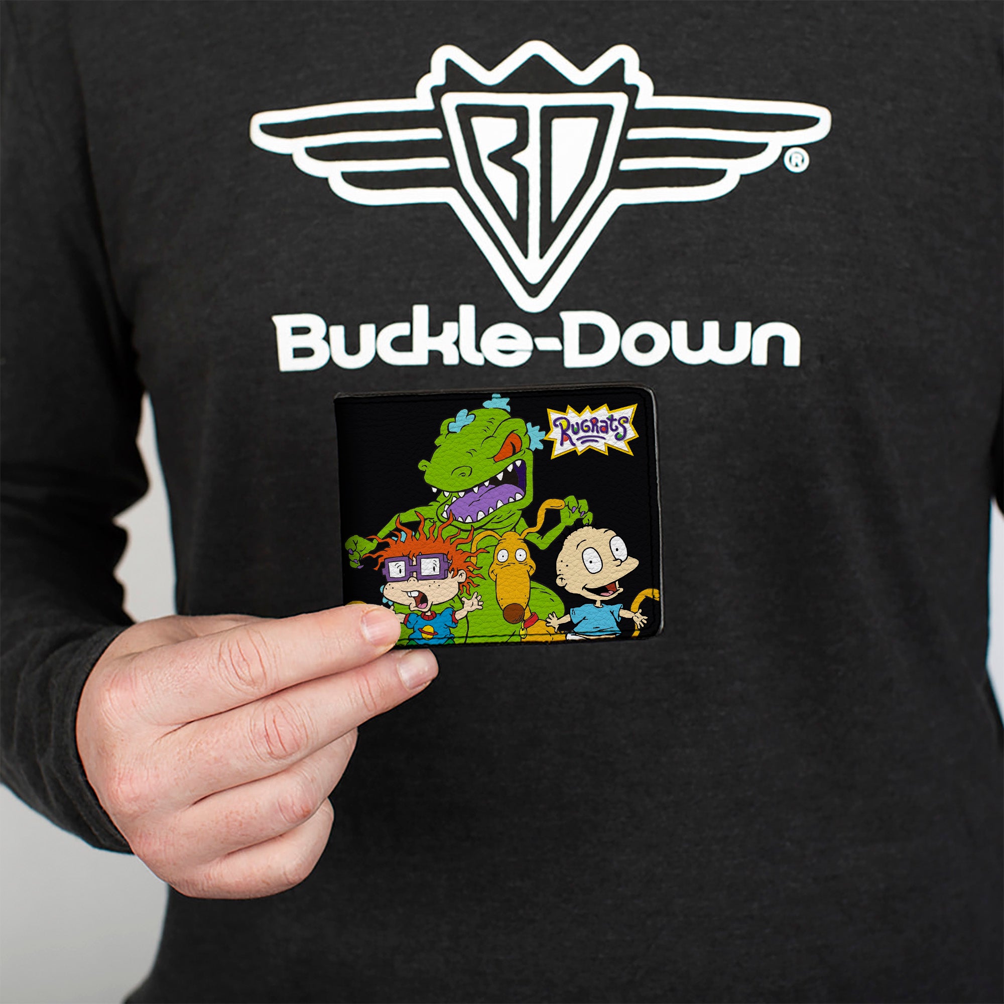 Bi-Fold Wallet - RUGRATS Reptar w Chuckie Spike & Tommy Bi-Fold Wallets Rugrats