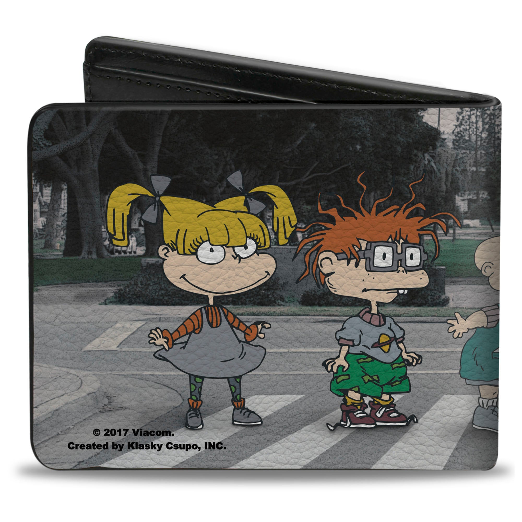 Bi-Fold Wallet - Rugrats 6-Character Road Crossing Scene Bi-Fold Wallets Rugrats