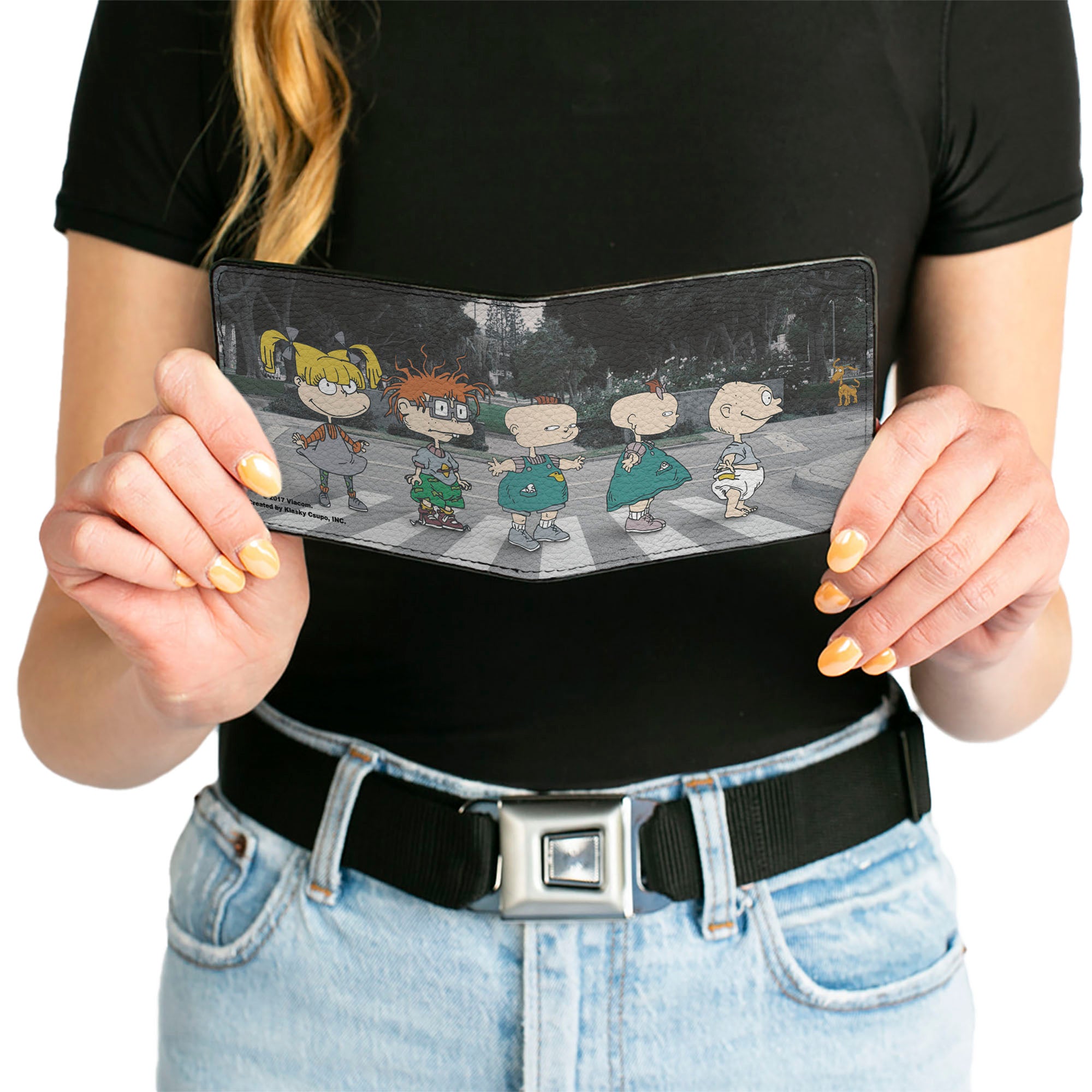 Bi-Fold Wallet - Rugrats 6-Character Road Crossing Scene Bi-Fold Wallets Rugrats