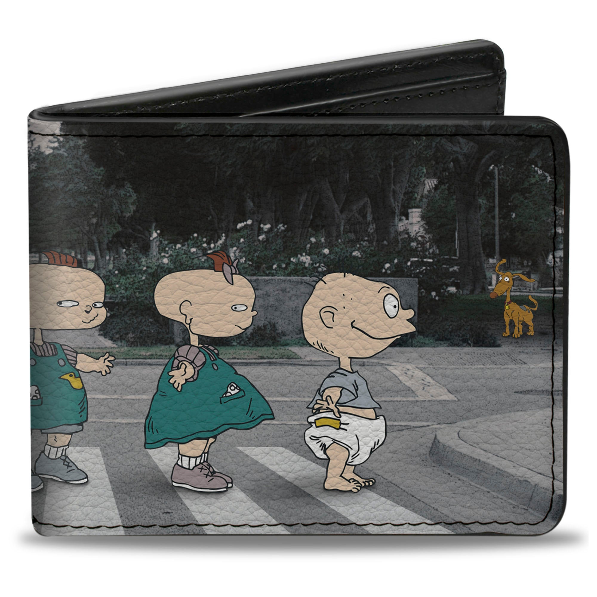 Bi-Fold Wallet - Rugrats 6-Character Road Crossing Scene Bi-Fold Wallets Rugrats