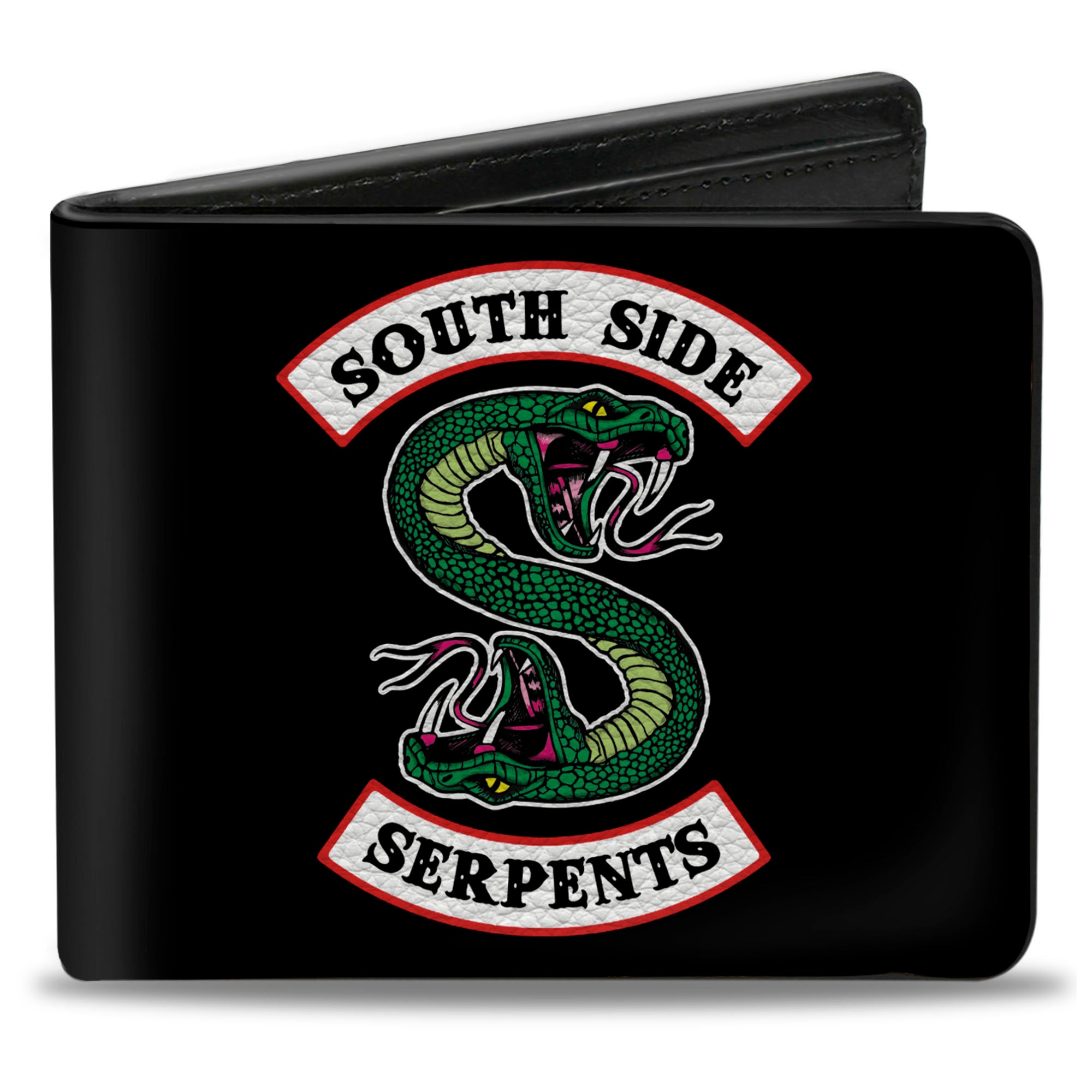 Bi-Fold Wallet - Riverdale SOUTH SIDE SERPENTS Patch Black Bi-Fold Wallets Riverdale
