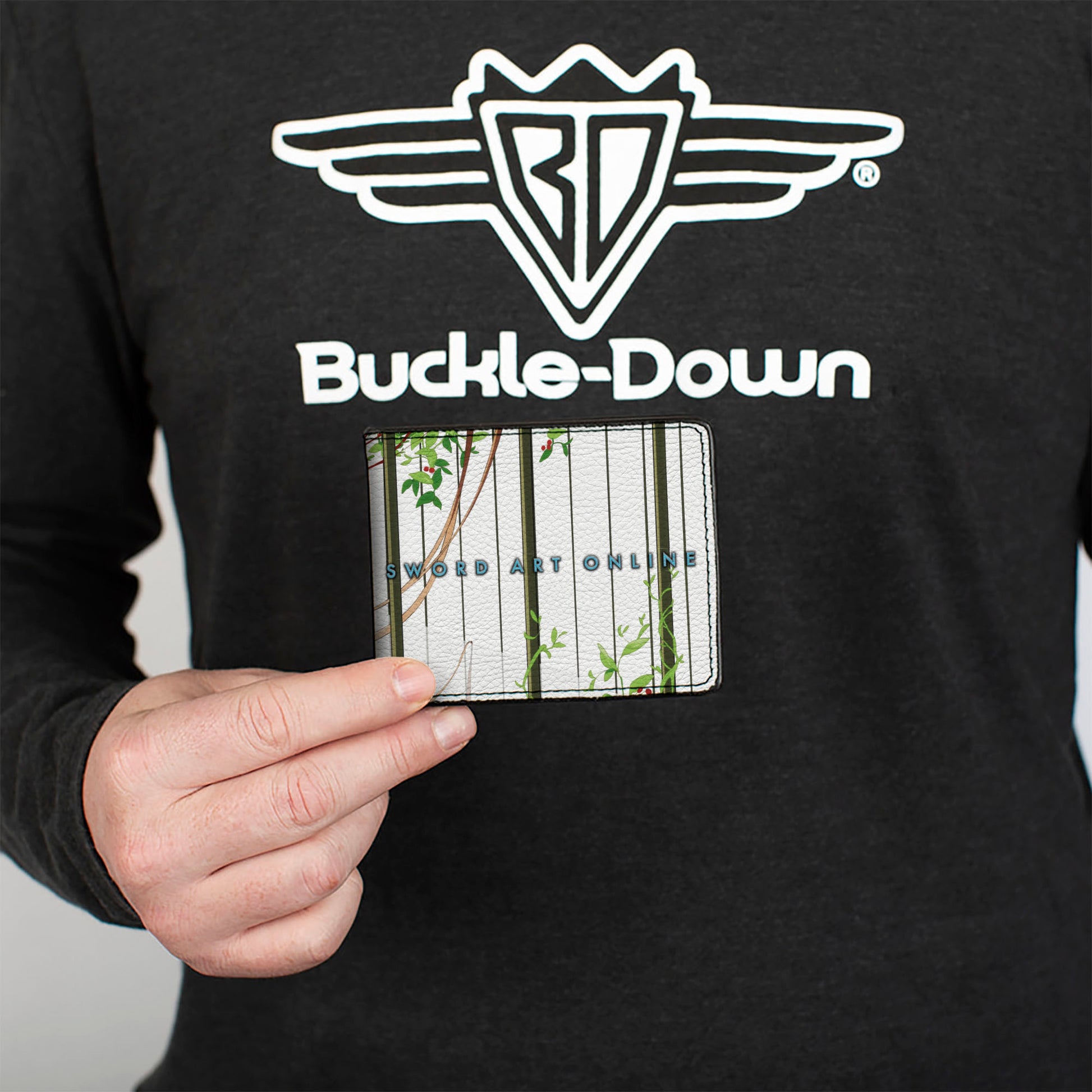 Bi-Fold Wallet - SWORD ART ONLINE Asuna Cage Trap Pose White Bi-Fold Wallets Sword Art Online