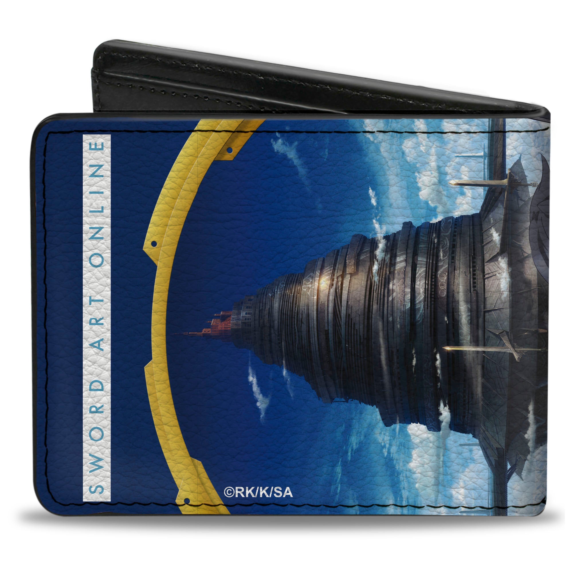 Bi-Fold Wallet - SWORD ART ONLINE Asuna and Kirito Aincrad Pose and Title Logo Bi-Fold Wallets Sword Art Online