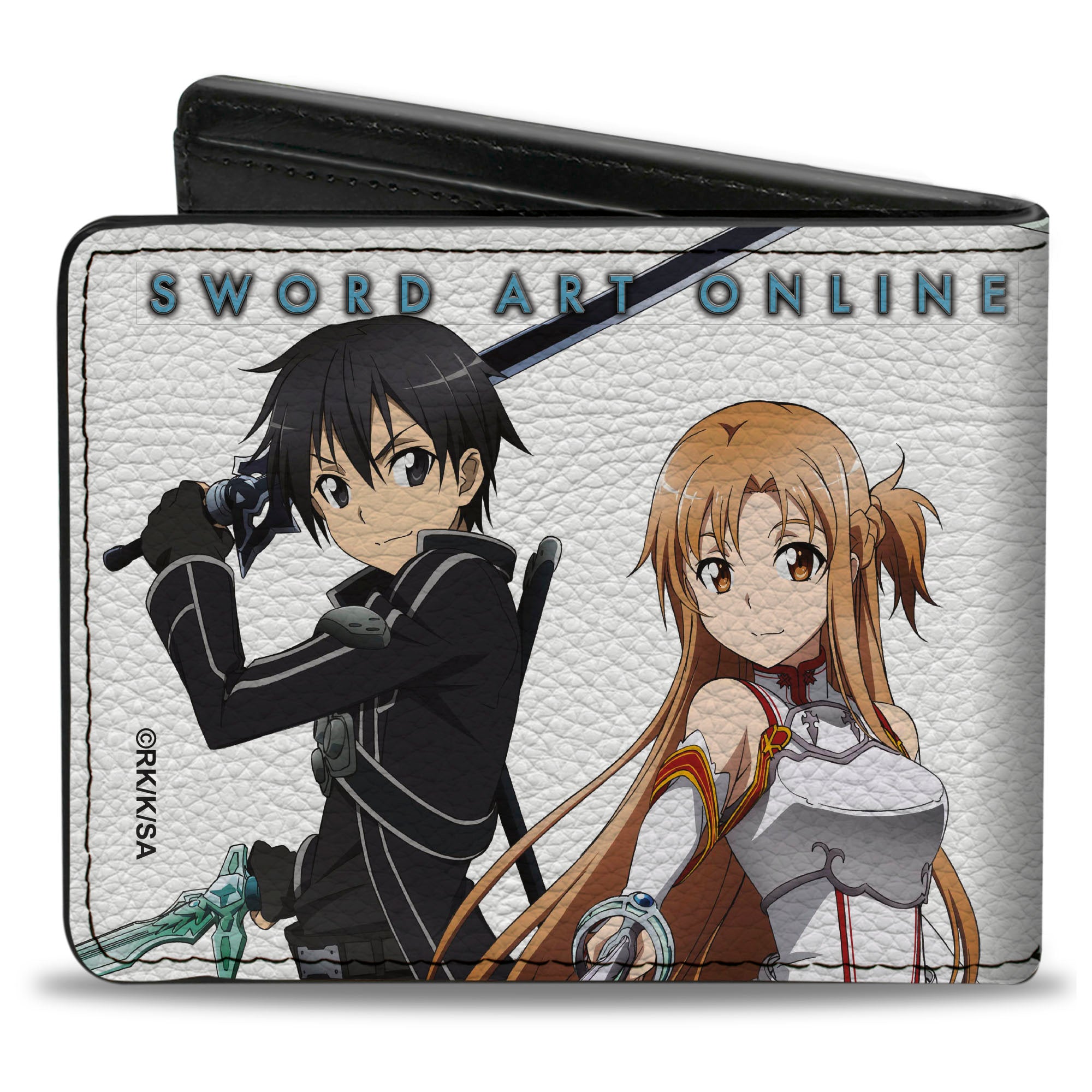 Bi-Fold Wallet - SWORD ART ONLINE Four Character Group Pose White Bi-Fold Wallets Sword Art Online