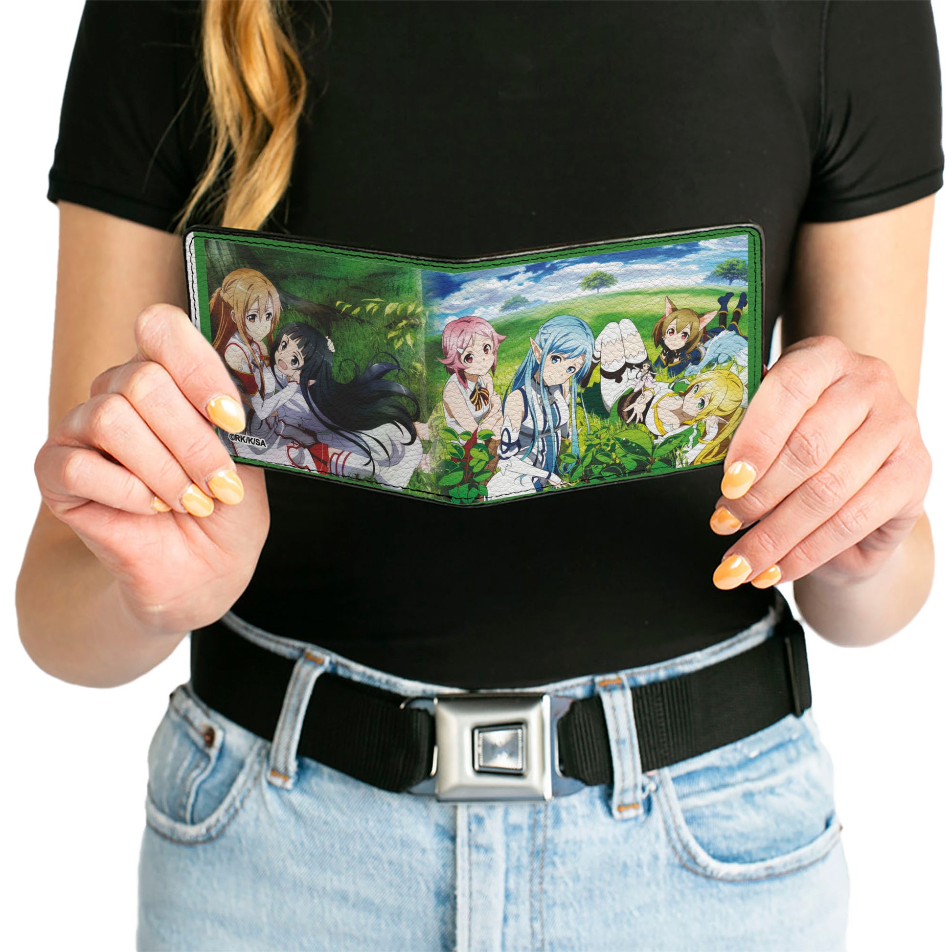 Bi-Fold Wallet - SWORD ART ONLINE Dengeki Bunko Magazine Girls Scenes Bi-Fold Wallets Sword Art Online