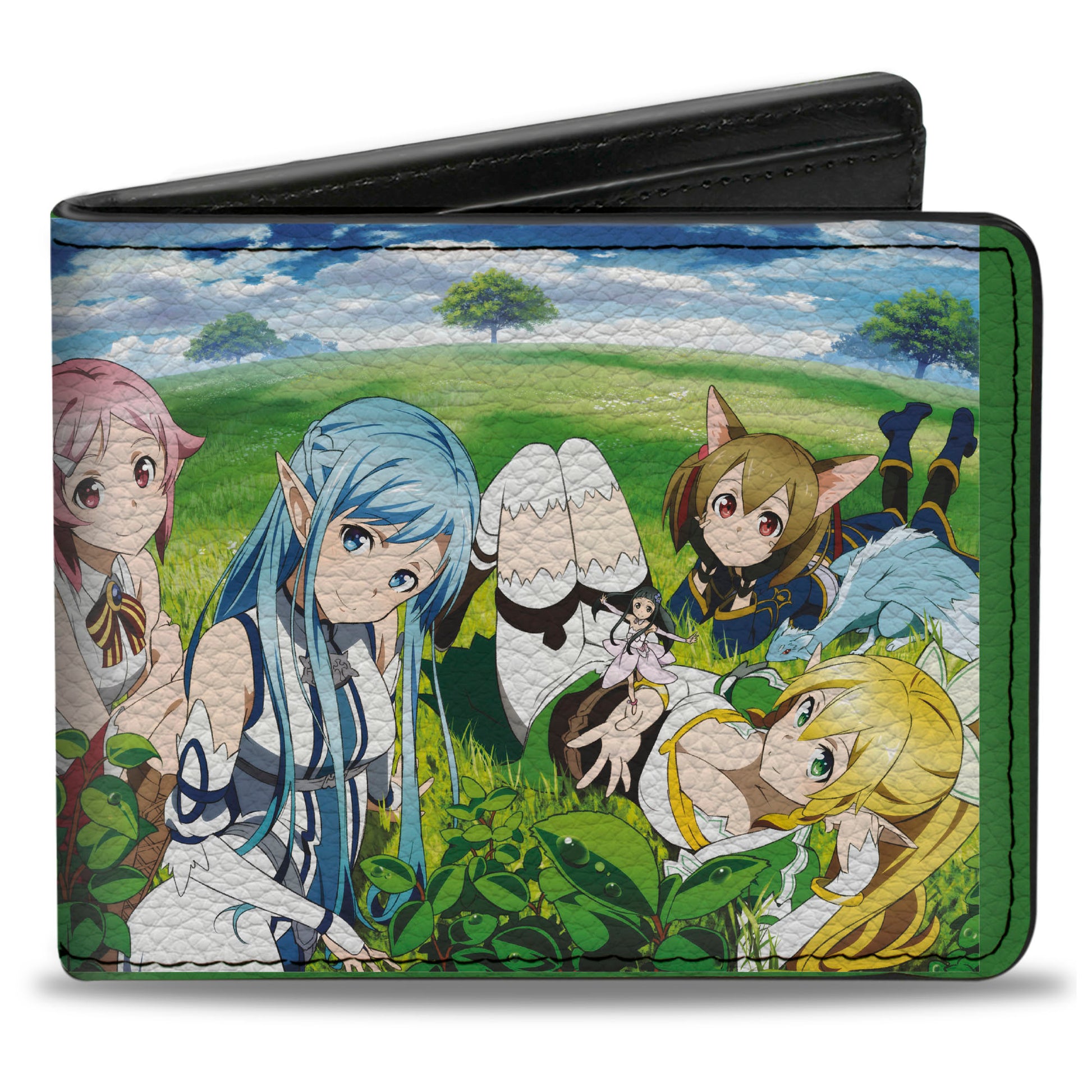 Bi-Fold Wallet - SWORD ART ONLINE Dengeki Bunko Magazine Girls Scenes Bi-Fold Wallets Sword Art Online