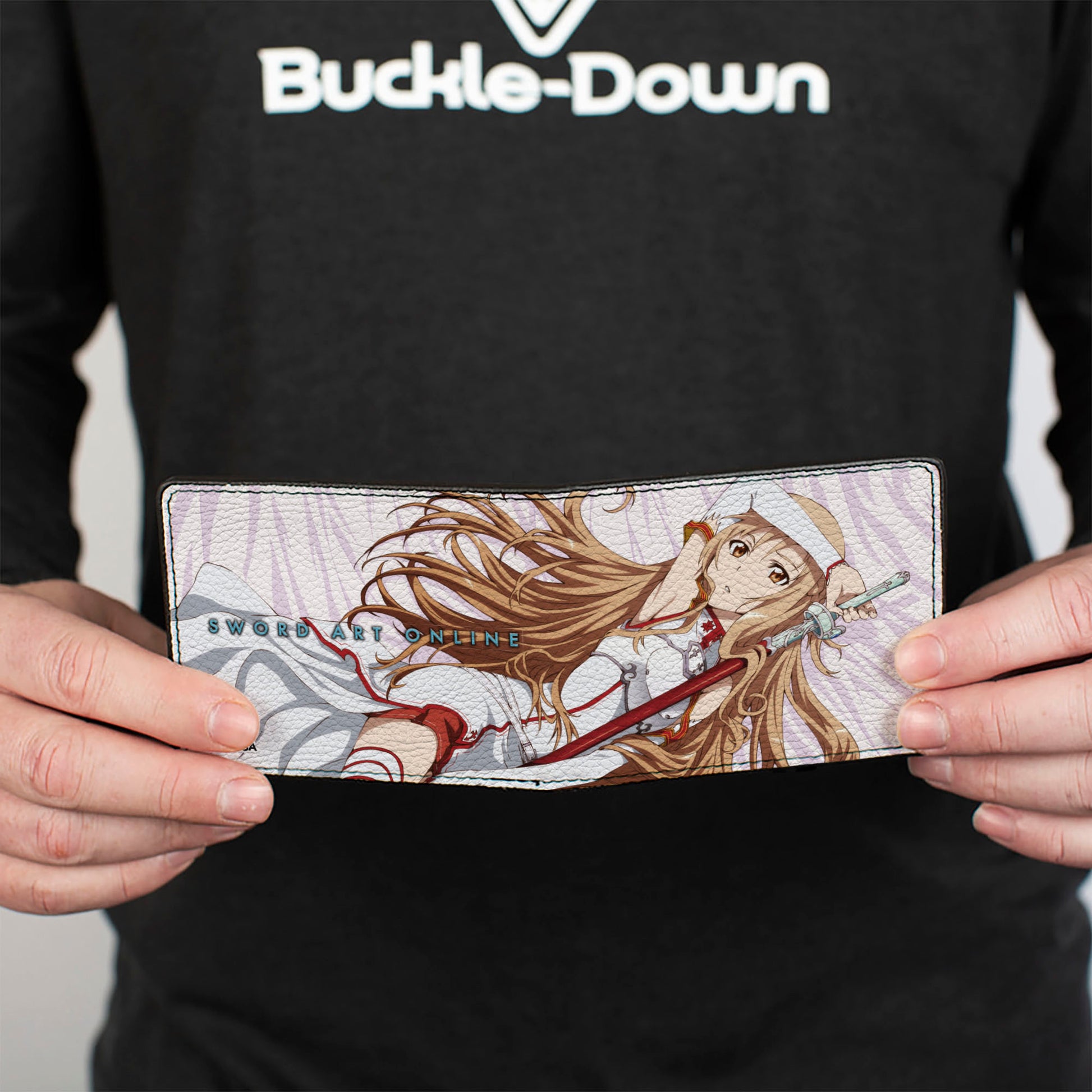 Bi-Fold Wallet - SWORD ART ONLINE Asuna Sword Pose Pinks Bi-Fold Wallets Sword Art Online