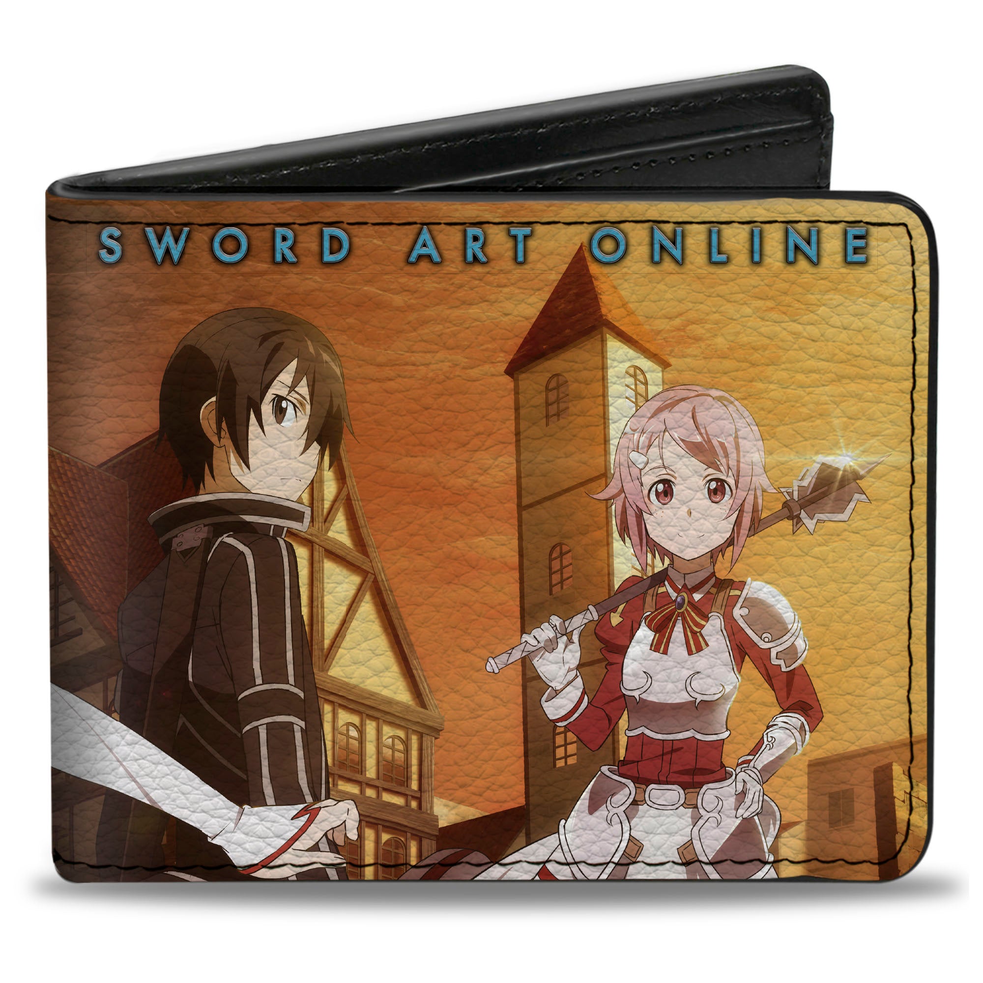 Bi-Fold Wallet - SWORD ART ONLINE Three Character Group Scene Bi-Fold Wallets Sword Art Online