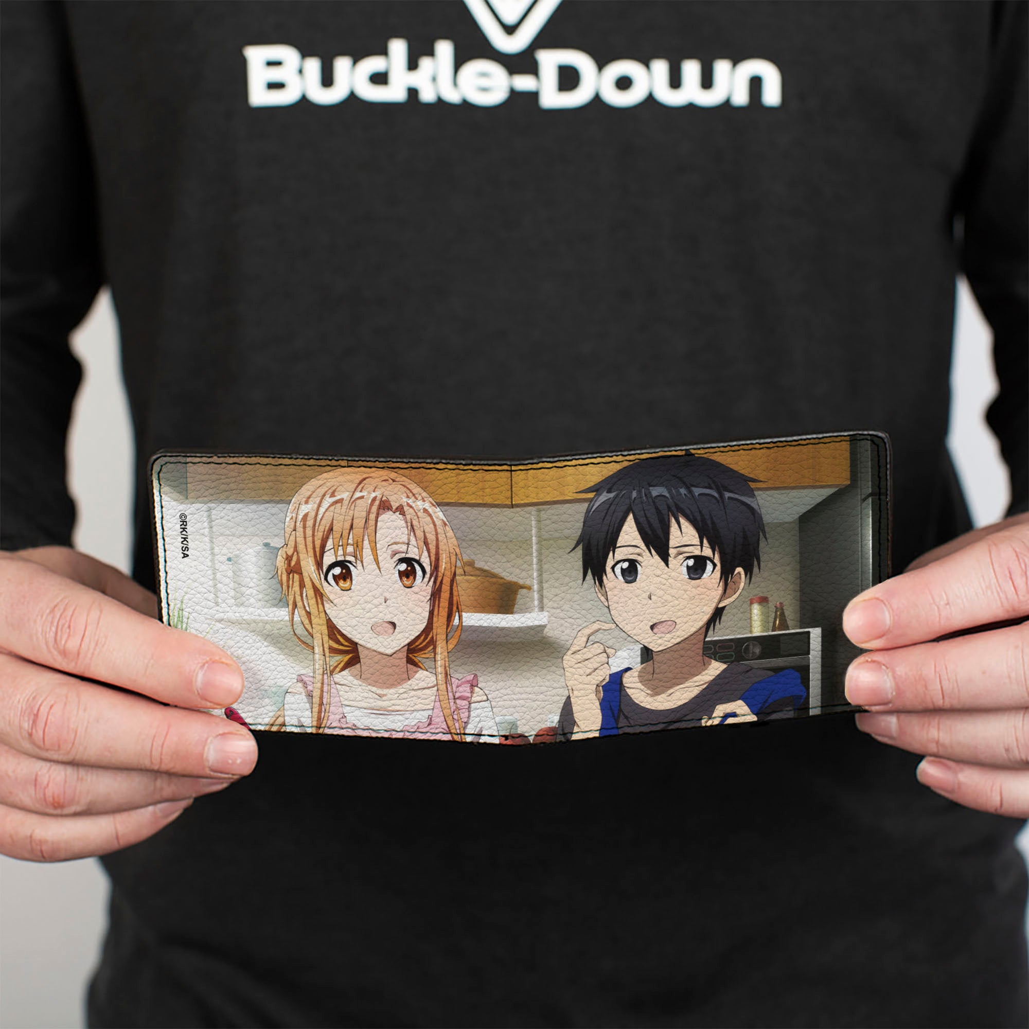 Bi-Fold Wallet - SWORD ART ONLINE Asuna and Kirito Home Life Scene Bi-Fold Wallets Sword Art Online